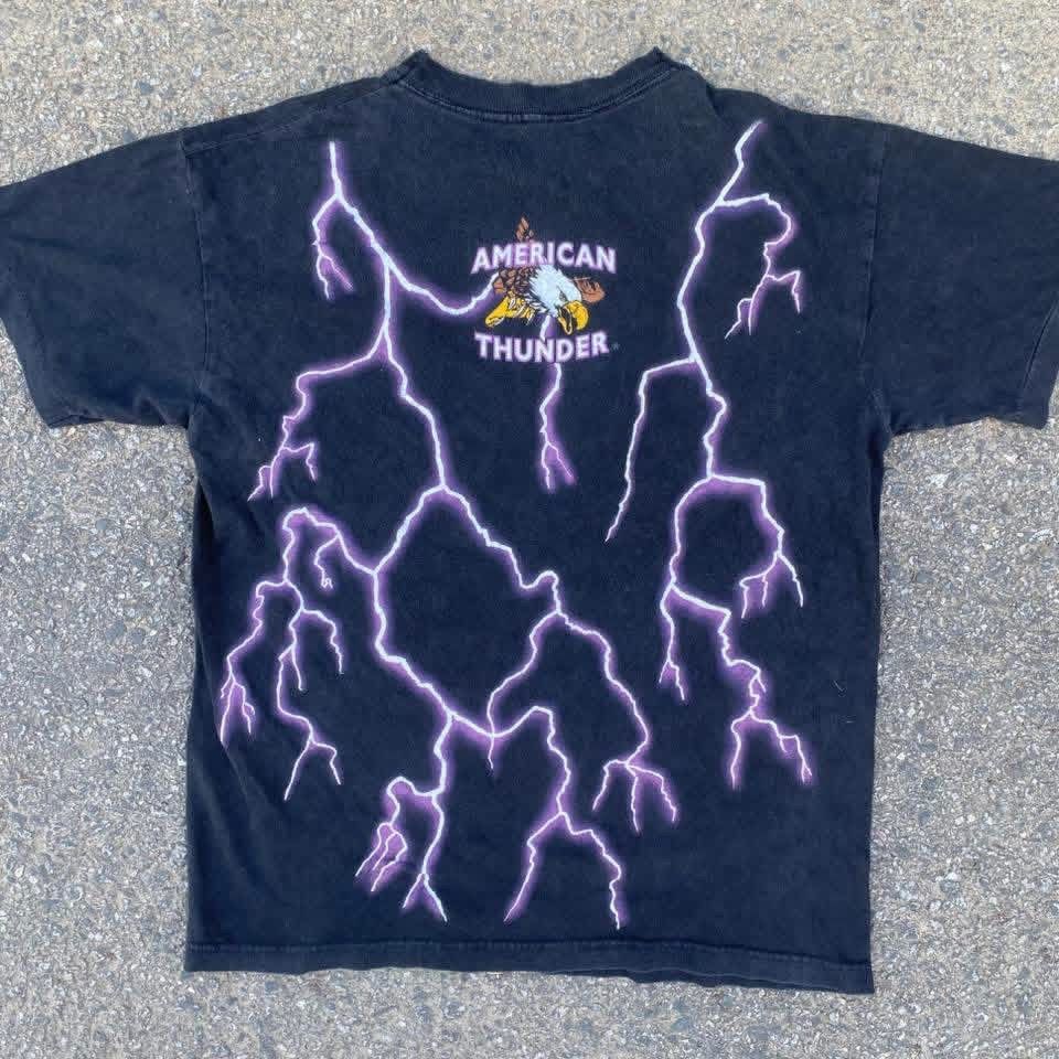 Vintage RARE ‼️ American Thunder Size US L / EU 52-54 / 3 - 3 Thumbnail