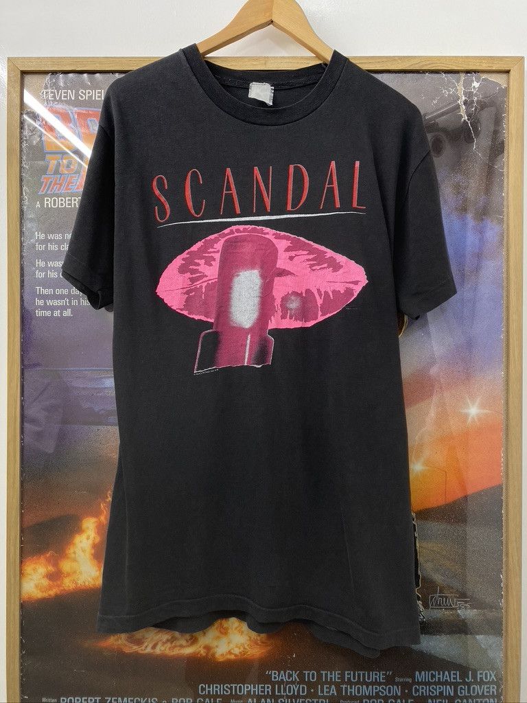 Vintage 1989 Scandal by Palace Pictures Original 80s Movie Promo Tee Size US L / EU 52-54 / 3 - 1 Thumbnail