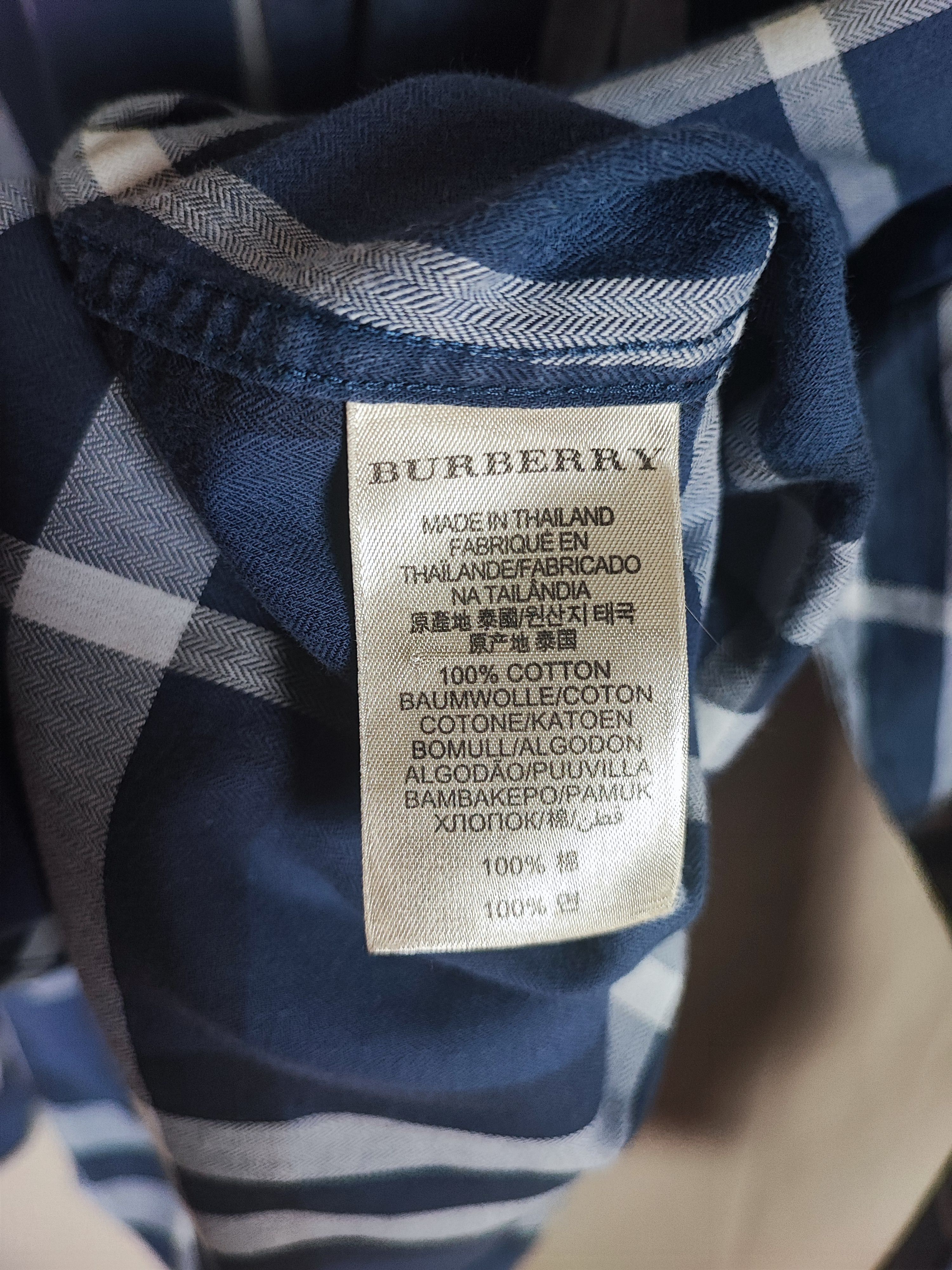Burberry Rare Burberry Shirt XL Size US XL / EU 56 / 4 - 5 Thumbnail