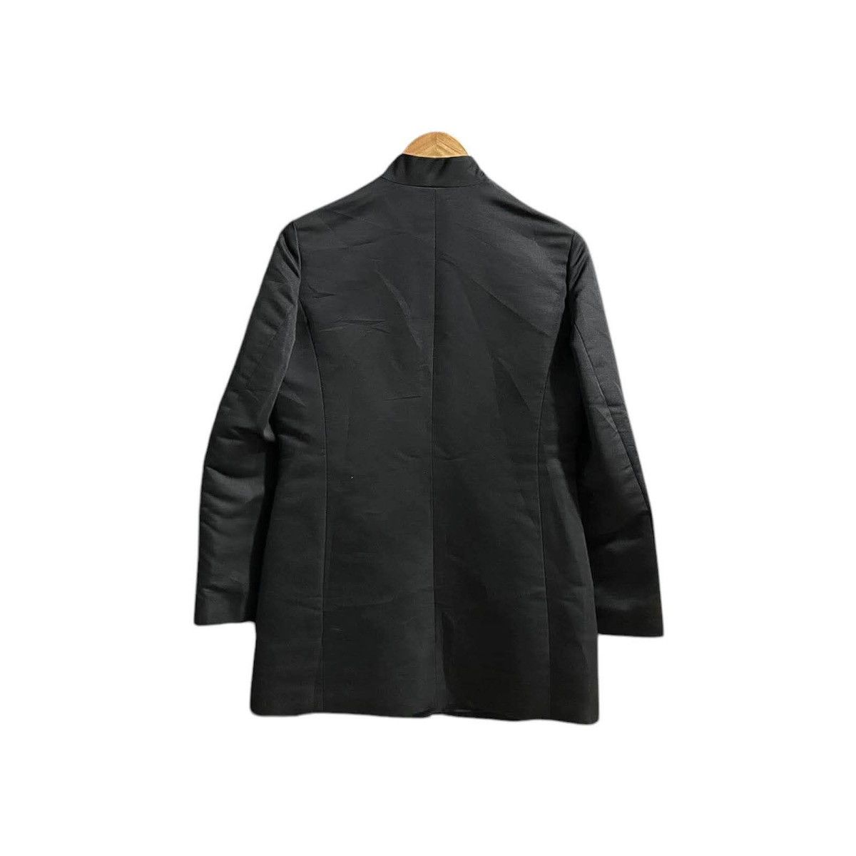 Designer × Hiroko Koshino Homme × Japanese Brand 🔥Vintage Hiroko Bis Collarless Jacket Japanese Vibe Size US M / EU 48-50 / 2 - 13 Thumbnail