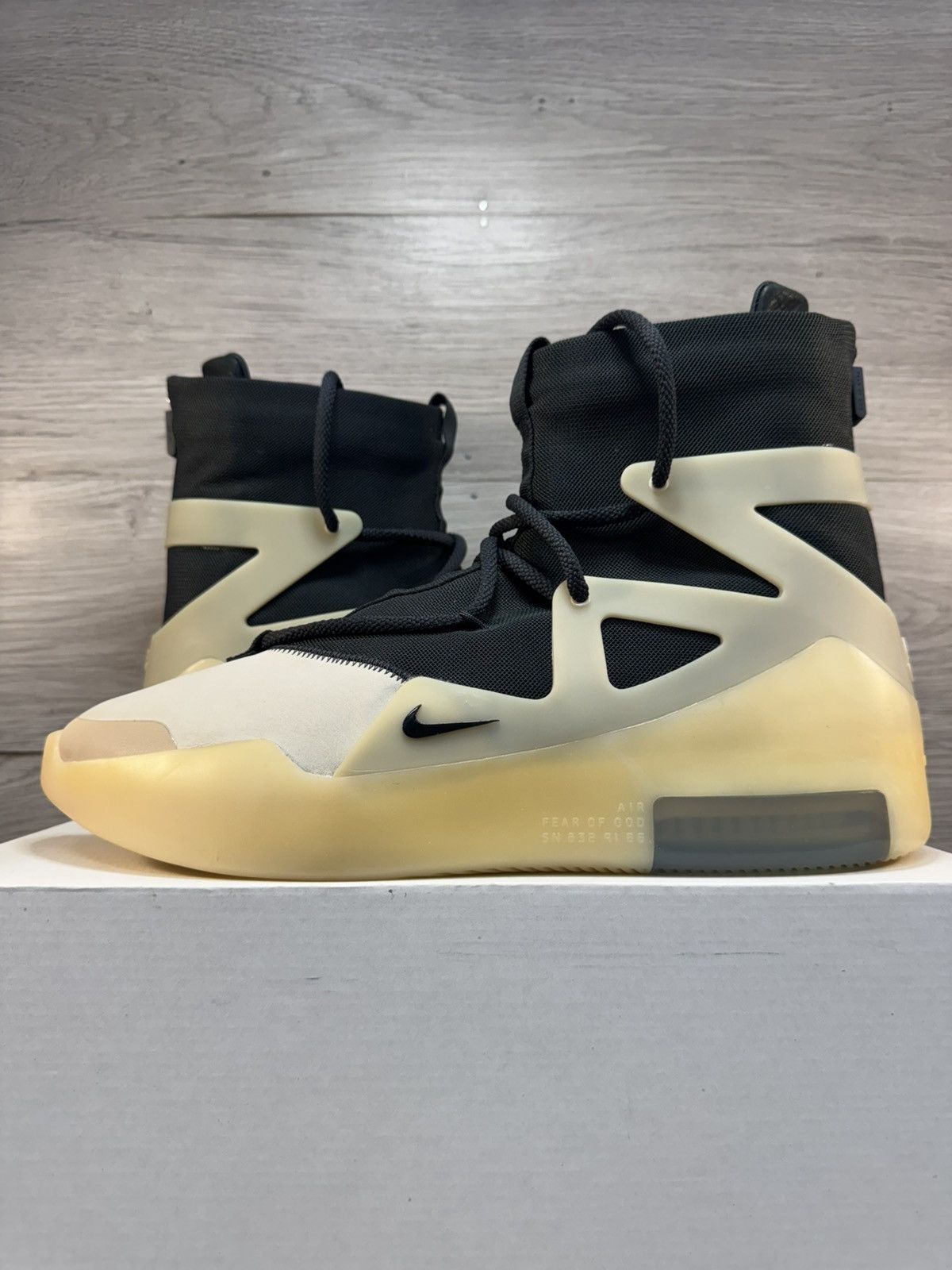 Fear of God × Nike Nike Air Fear of God String Off-Noir Size US 12 / EU 45 - 1 Thumbnail