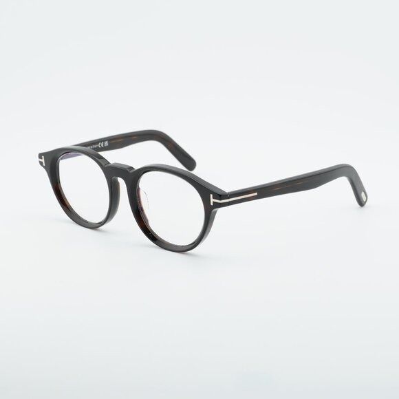 Tom Ford FT5931-D-B 052 Eyeglasses Havana 49mm Round Frame