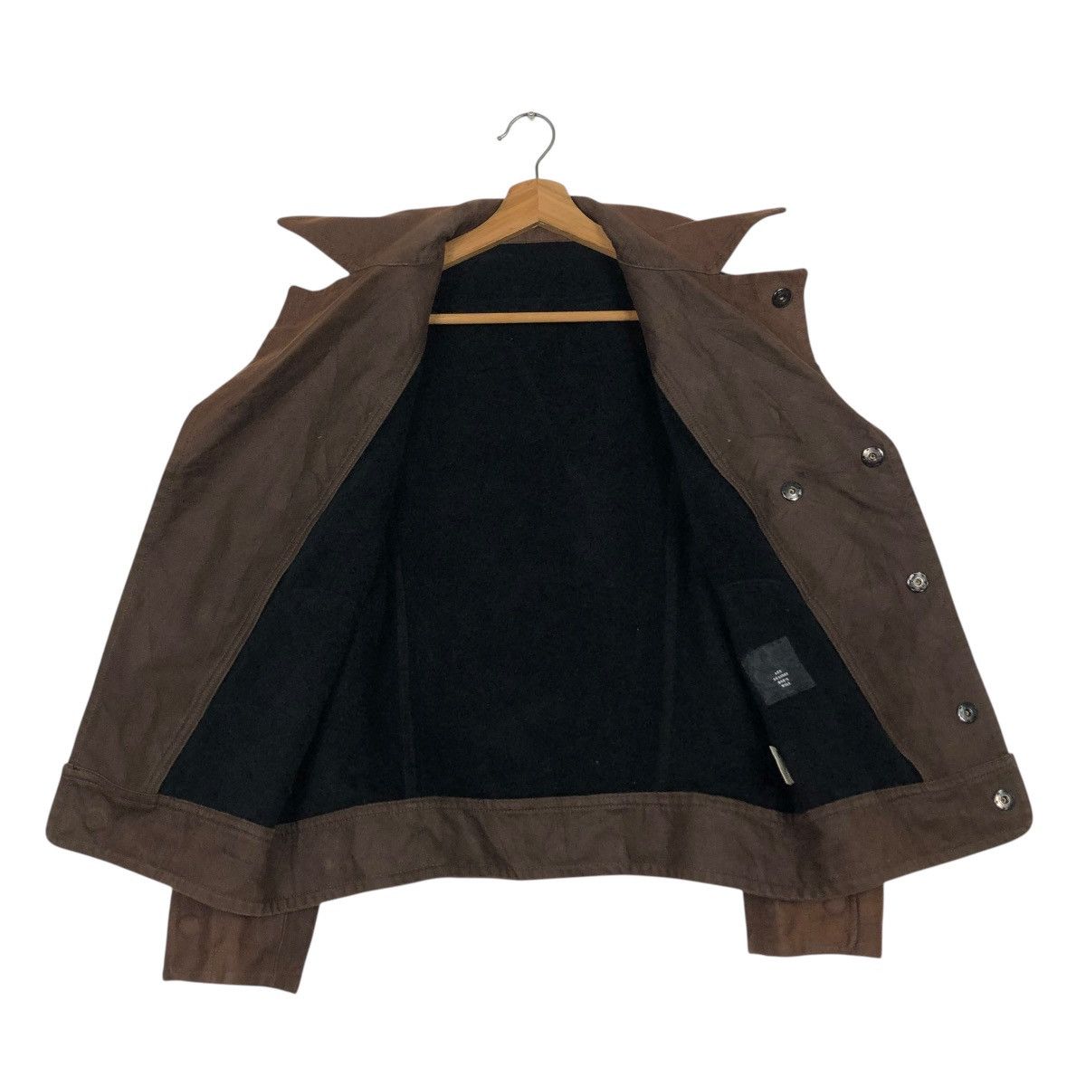 Japanese Brand 🔥VINTAGE BIKER JACKET DOUBLE COLLAR AAOW ISSEY MIYAKE Size M / US 6-8 / IT 42-44 - 15 Thumbnail