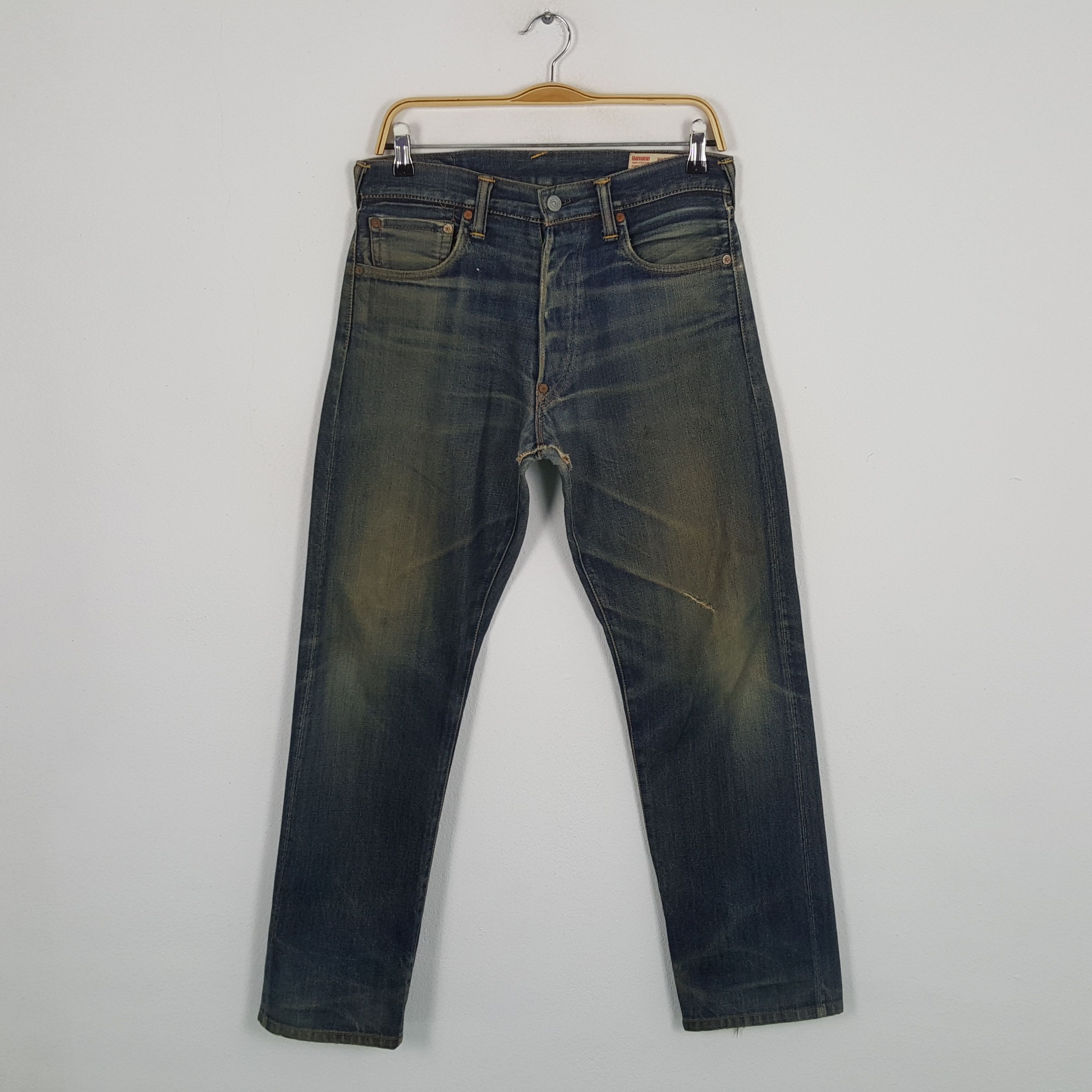 Evisu × Japanese Brand × Vintage Vintage EVISU Japanese Brand Daicock Custom Distressed Jeans Size US 30 / EU 46 - 4 Thumbnail