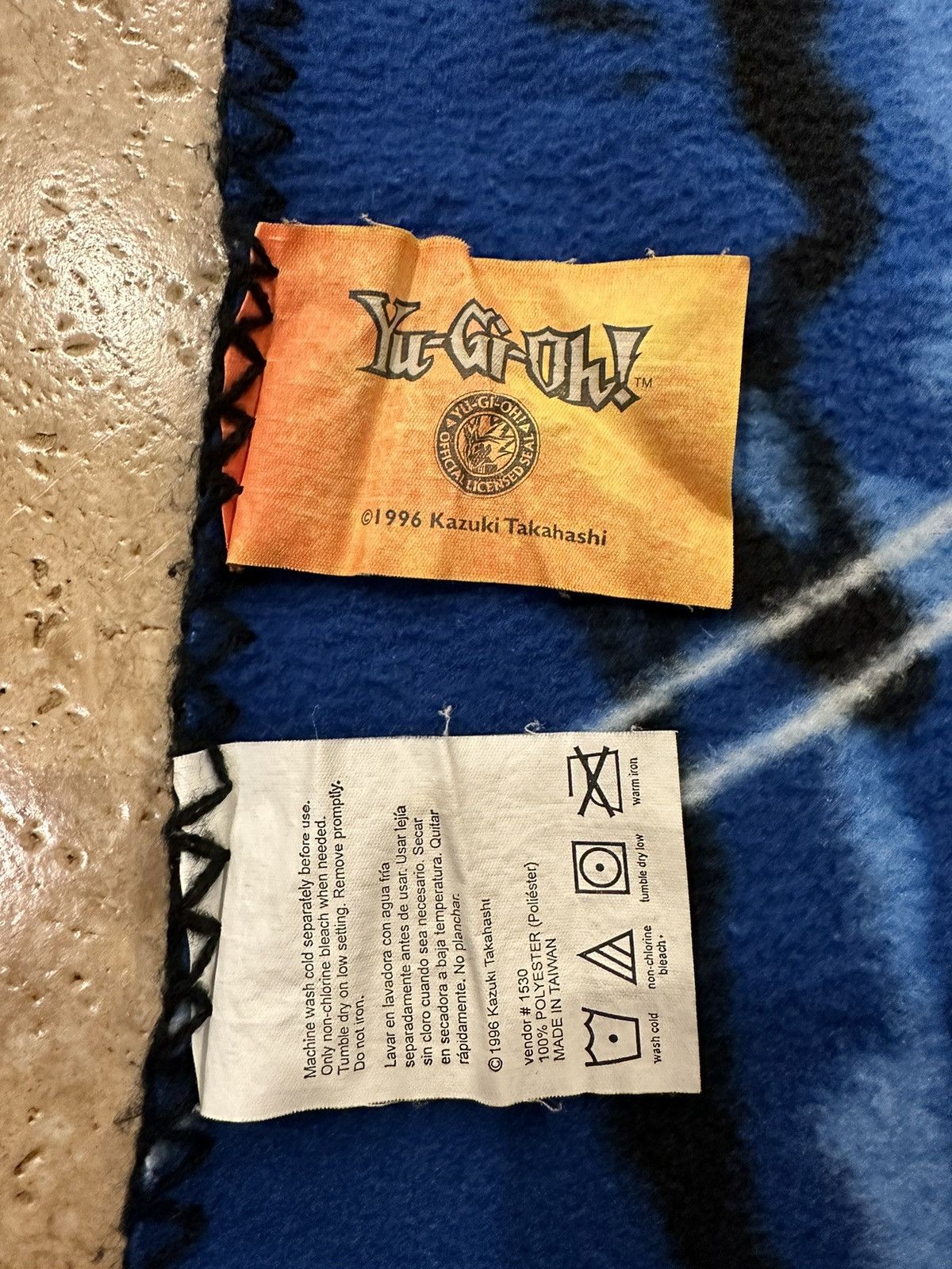Cartoon Network Vintage Yu Gi Oh! Yugioh 1996 Throw Blanket Fleece Size ONE SIZE - 10 Thumbnail
