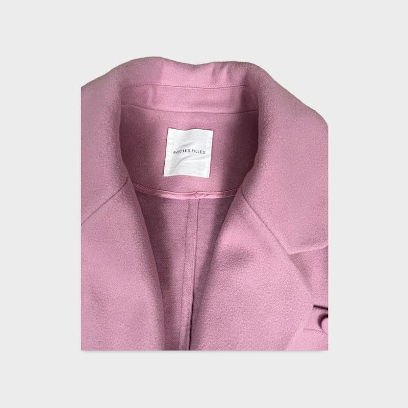 Nordstrom Aves Les Filles | Lavender Pink Coat | Size Large Size L / US 10 / IT 46 - 6 Thumbnail