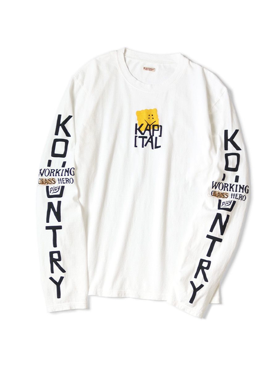 Kapital Kapital Crew Long sleeve T-shrit PECKISH KAP Size US L / EU 52-54 / 3 - 1 Preview