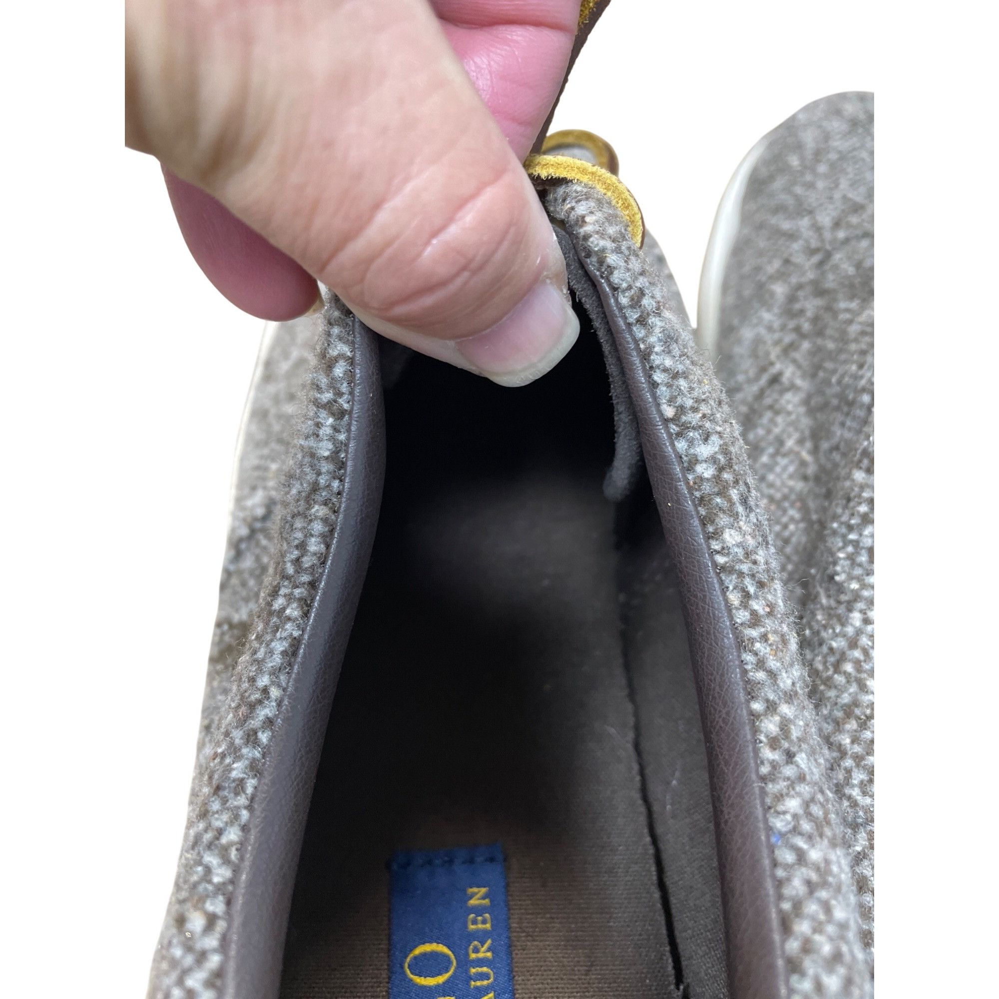 Polo Ralph Lauren Polo Ralph Lauren Vaughn Mens wool Donegel Sneakers Sz13D SK Size US 13 / EU 46 - 8 Thumbnail