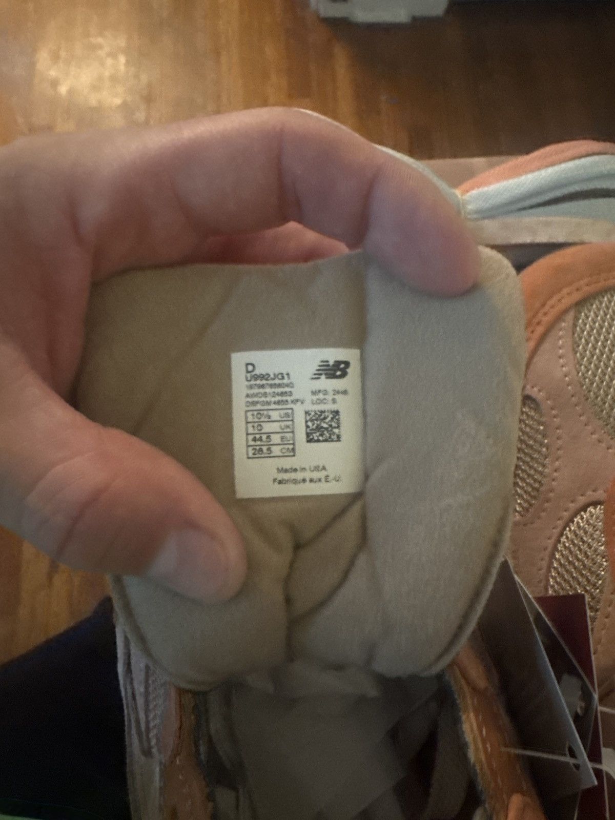 New Balance Men’s new balance x joe fresh foods 992 (aged well) Size US 10.5 / EU 43-44 - 6 Thumbnail