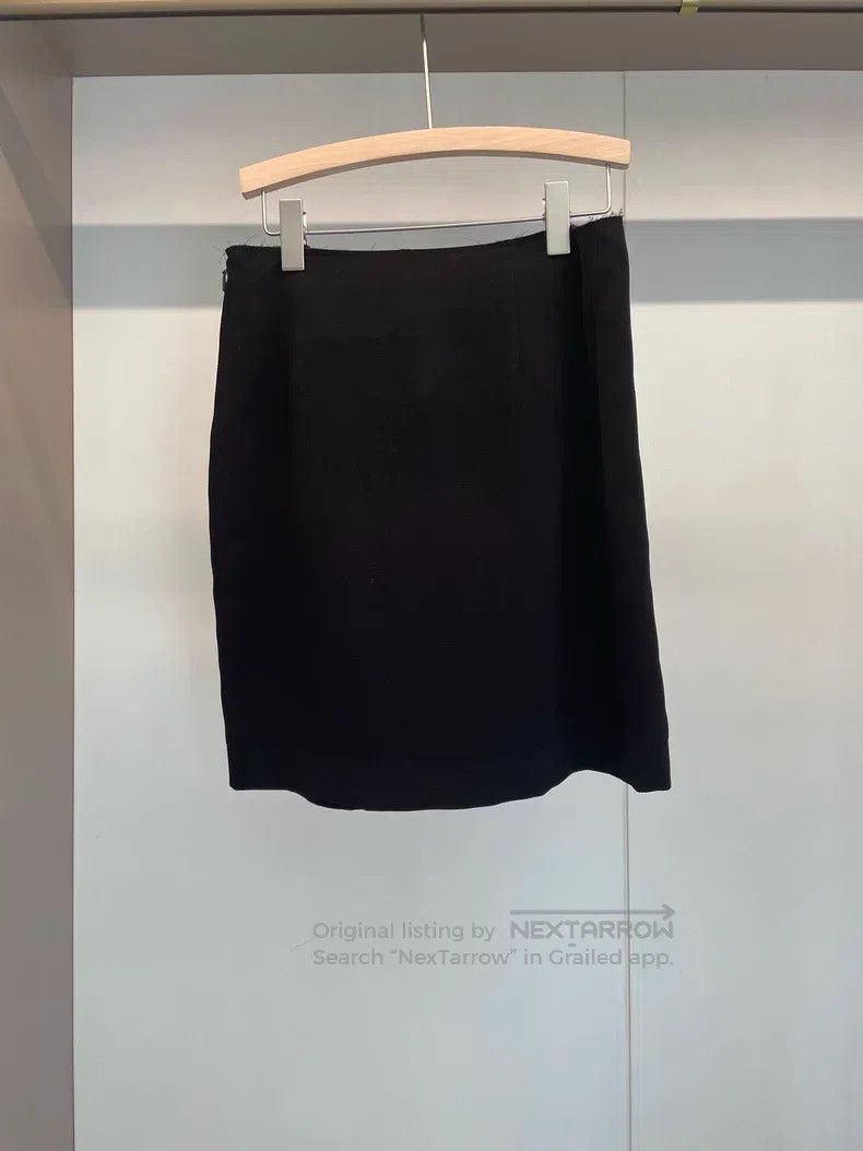 Loewe Loewe Black Fiber Half Skirt Size 26" / US 2 / IT 38 - 2 Thumbnail