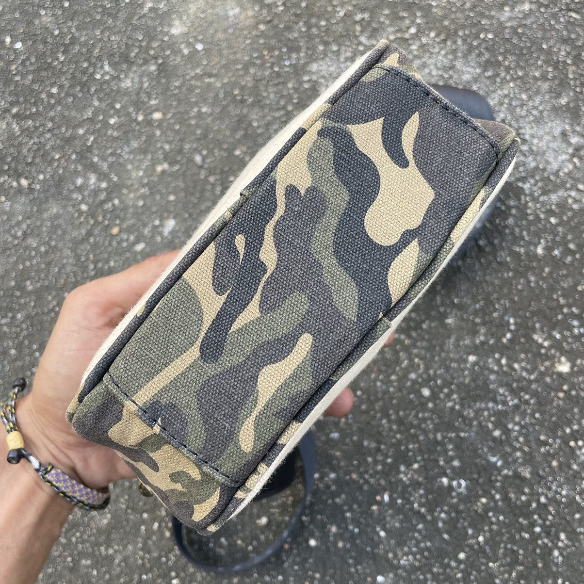 Canvas × U.S. Polo Assn. U.S.Polo.Assn Logo Canvas Military Small Crossbody Size ONE SIZE - 4 Thumbnail