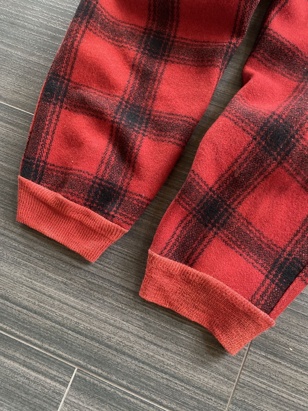 Vintage 1930s American Field buffalo plaid wool pants 32 Size US 32 / EU 48 - 3 Thumbnail