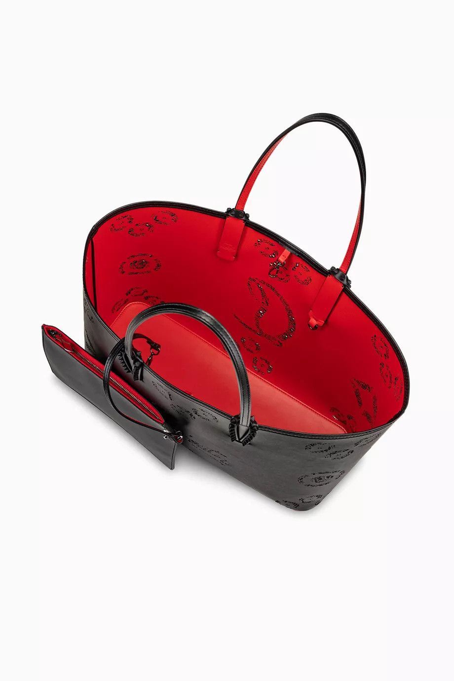 Christian Louboutin o1bcso1str0825 Size:OS/Small Cabata Tote Bag in Black Size ONE SIZE - 4 Thumbnail