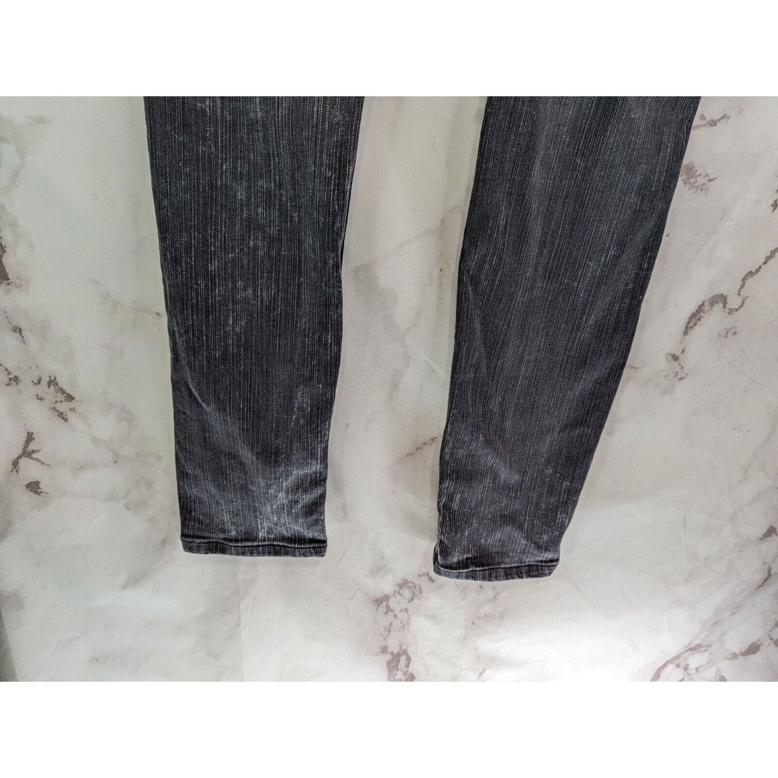 Rude Rude Jeans Mens 36 x 30 Gray Super Skinny Denim Acid Wash Size US 36 / EU 52 - 9 Thumbnail