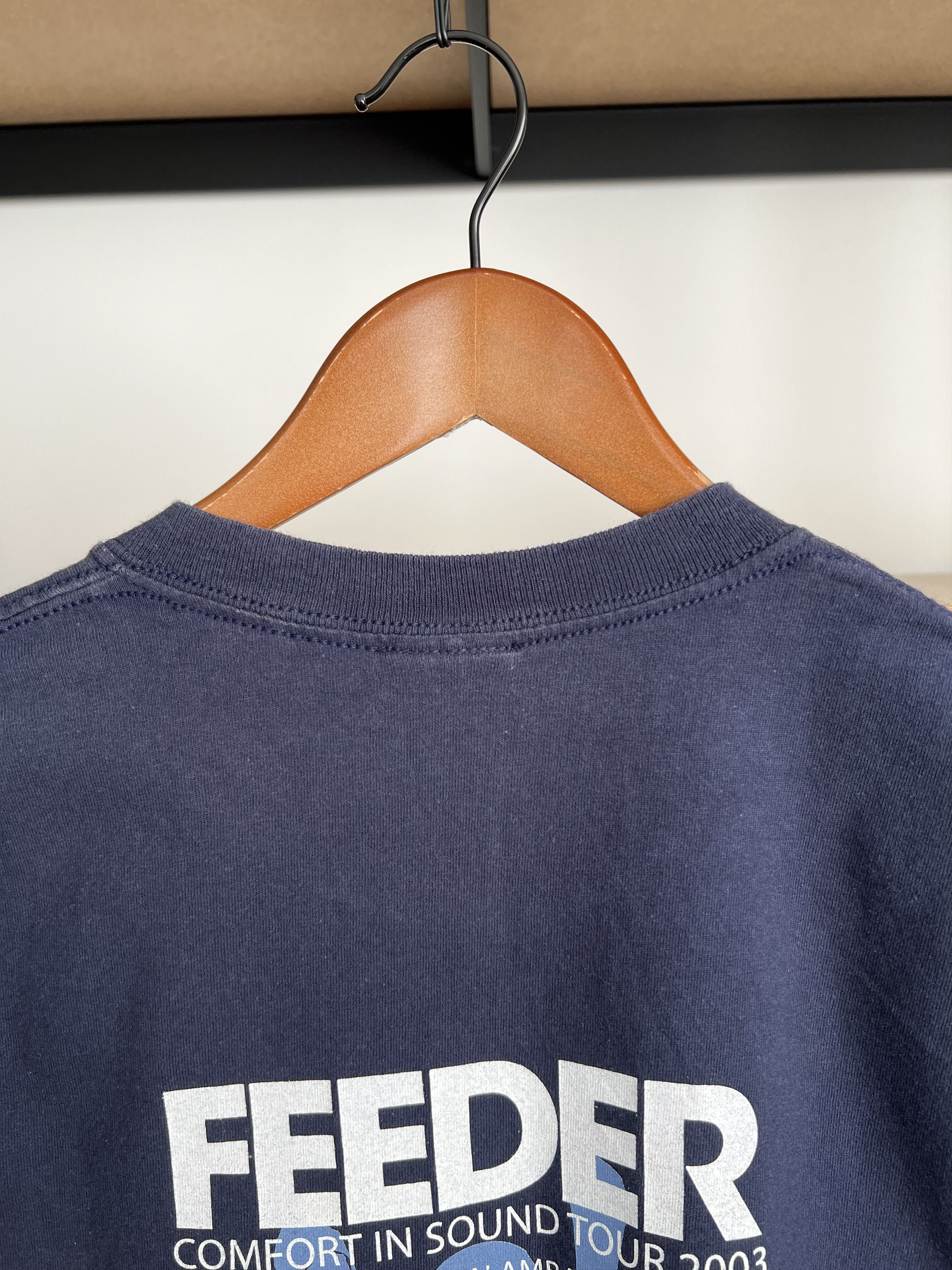 Band Tees Vintage 2002 Feeder Comfort in Sound Tour T-shirt Size US S / EU 44-46 / 1 - 19 Thumbnail