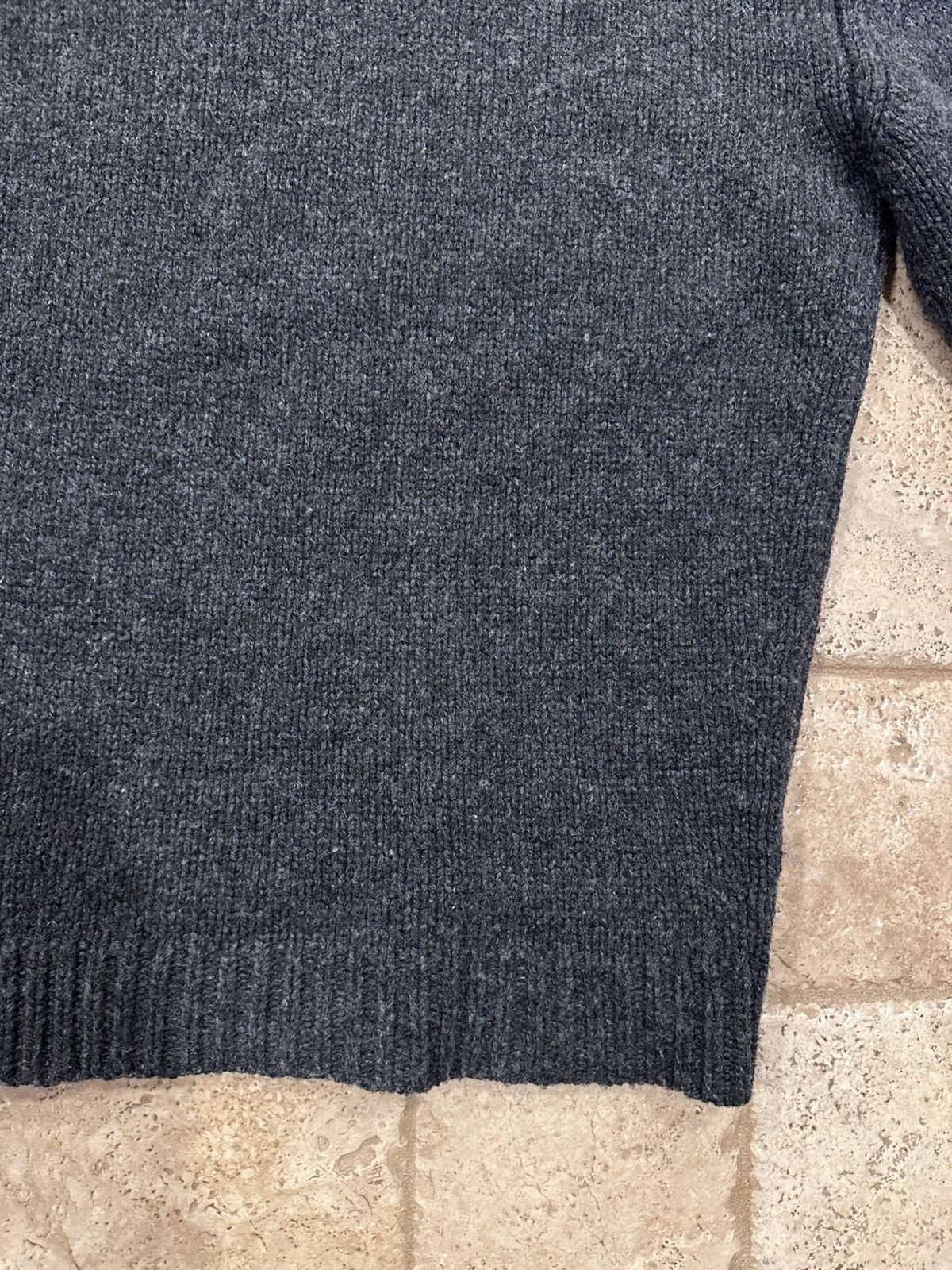 Prada Prada x Raf Simmons Chunky Grey Turtle Neck Knit Sweater Size US M / EU 48-50 / 2 - 10 Thumbnail