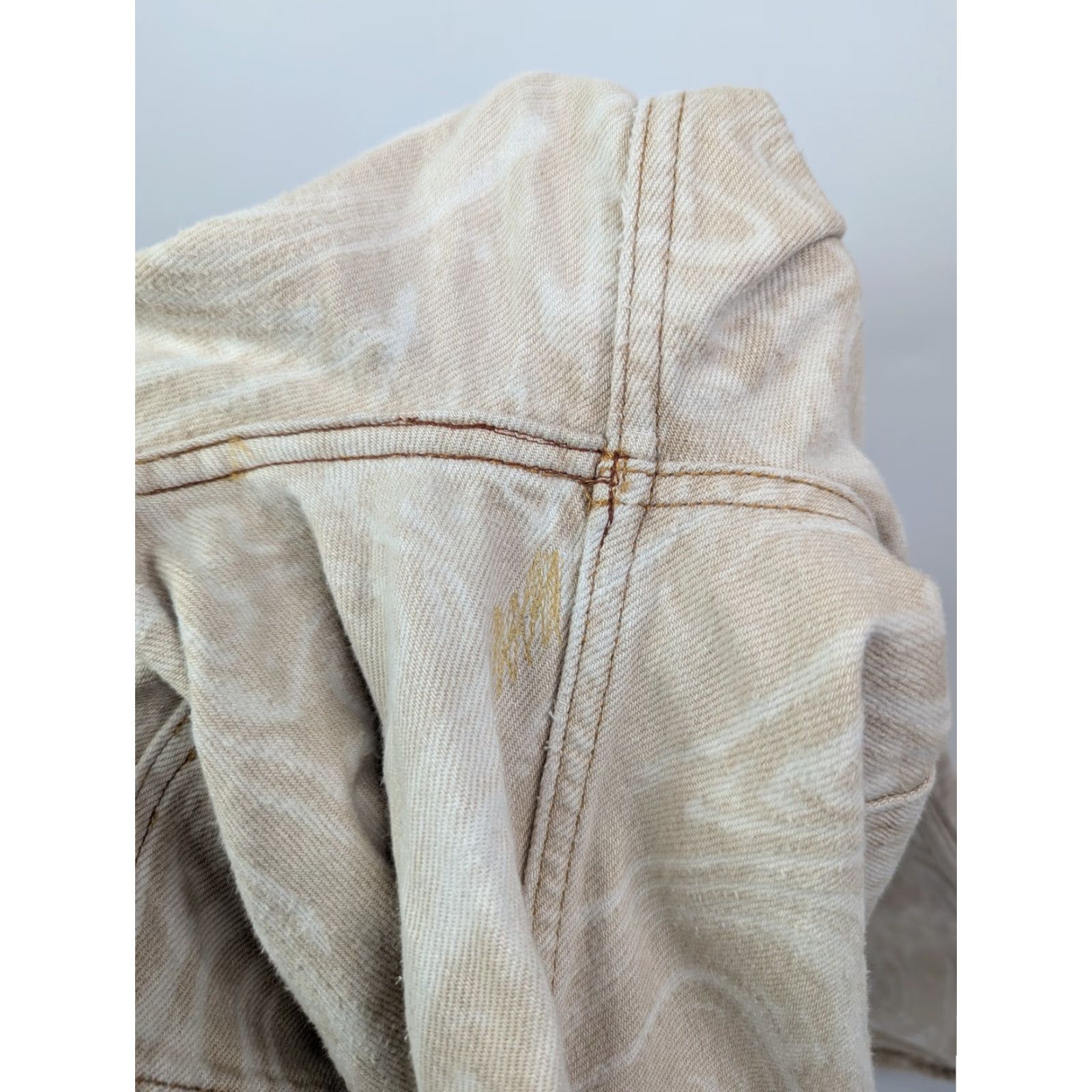 Urban Outfitters Urban Outfitters BDG Skate Jeans Size 29W High Rise Cargo Utility Straight Leg Beige Women 80s 90s Size 29" - 3 Thumbnail