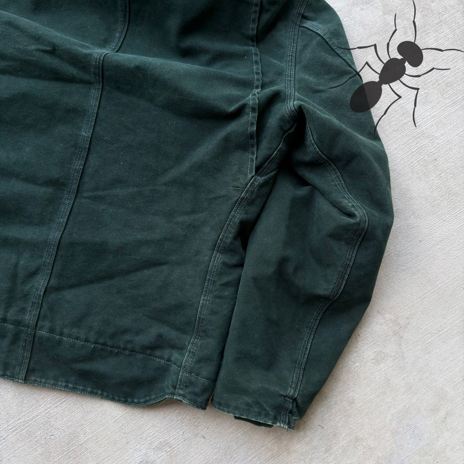 Carhartt × Vintage Carhartt J141 SPC green sierra hooded work wear jacket Size US M / EU 48-50 / 2 - 8 Thumbnail