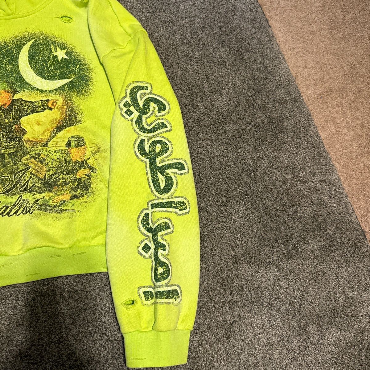 Other green and yellow imperial bastards hoodie Size US M / EU 48-50 / 2 - 3 Thumbnail