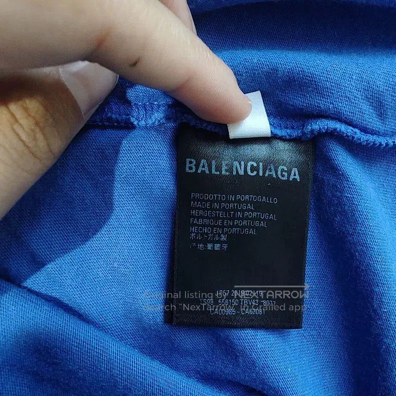 Balenciaga Balenciaga Oversized Short Sleeve T. Size US L / EU 52-54 / 3 - 6 Thumbnail