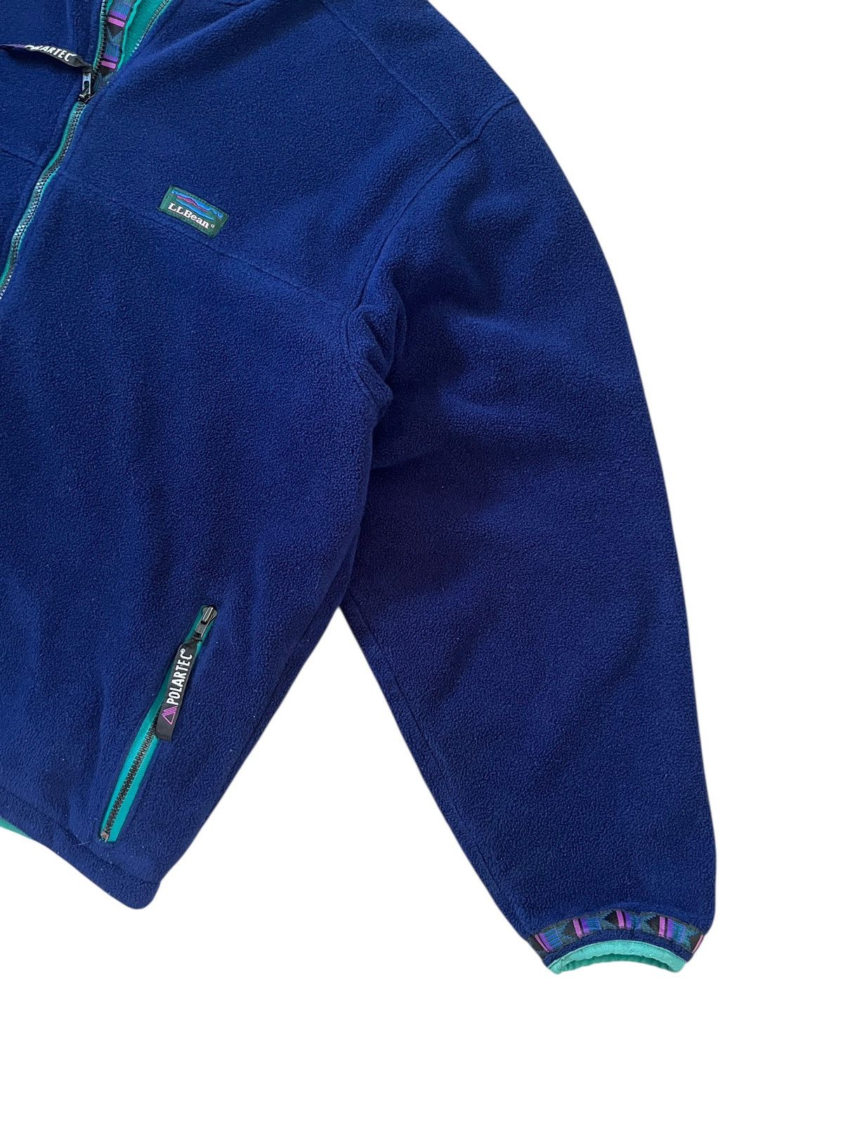 L.L. Bean × Polartec × Vintage Vintage 90s LL Bean Windbloc Series Polartec Fleece Jacket Size US XL / EU 56 / 4 - 4 Thumbnail