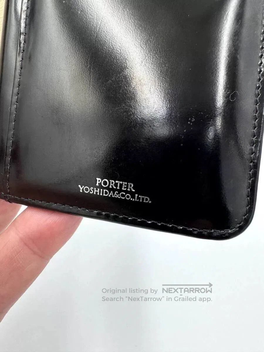 Porter luxurious porter leather wallet in classic black. Size ONE SIZE - 5 Thumbnail