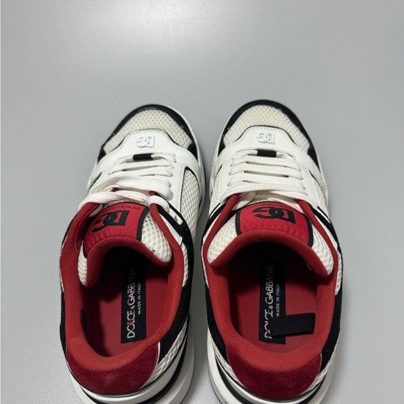 Dolce & Gabbana Dolce & Gabbana New Roma Sneakers White Black Red Men’s EU 4 Size US 7 / EU 40 - 5 Thumbnail
