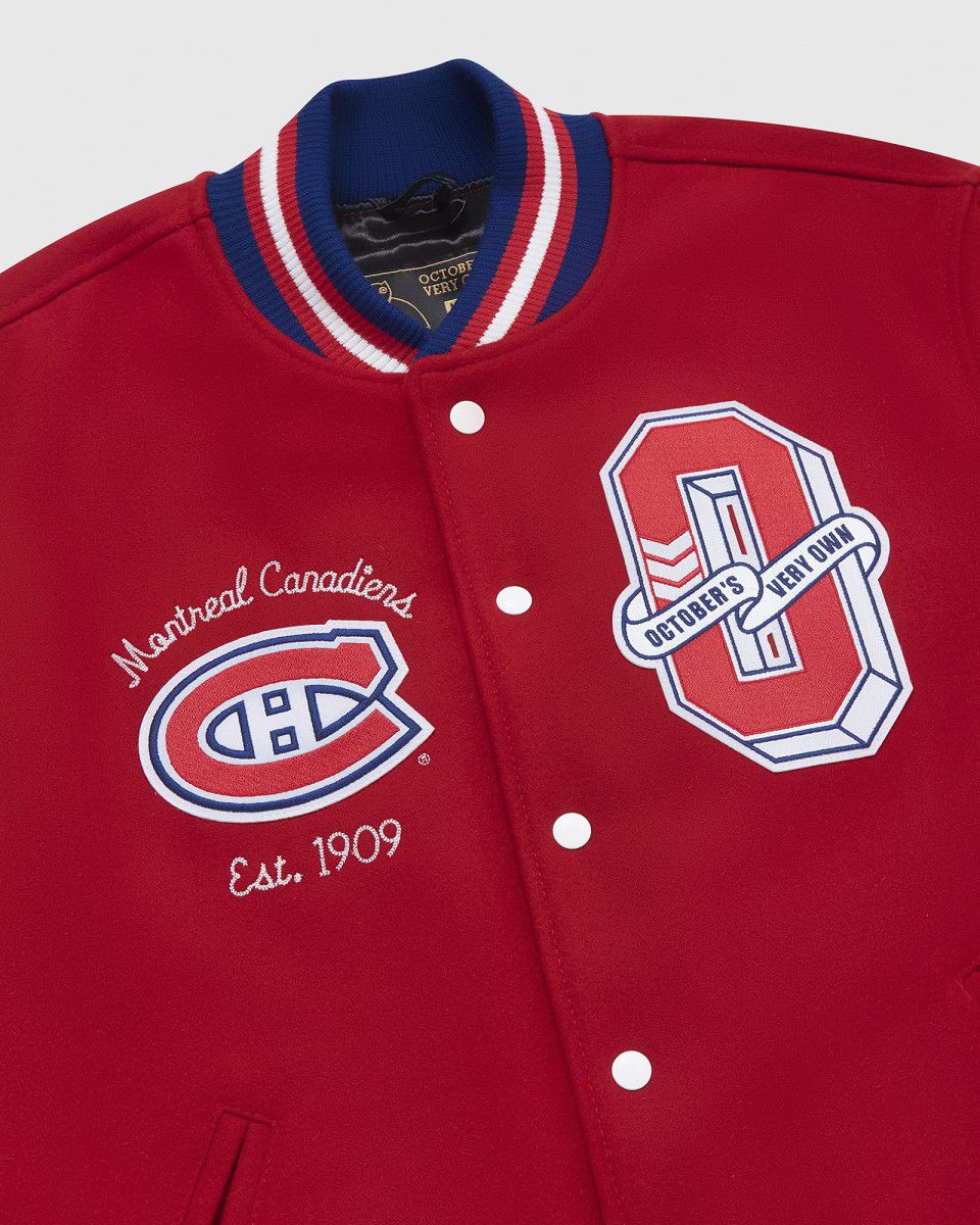 OVO x NHL x Montreal Canadiens Varsity Jacket