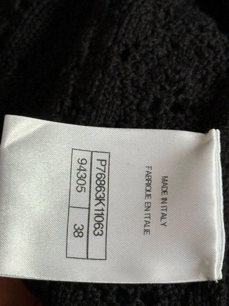 Chanel Chanel 24P new black stereoscopic Embossed flower knitted Size XS / US 0-2 / IT 36-38 - 6 Thumbnail