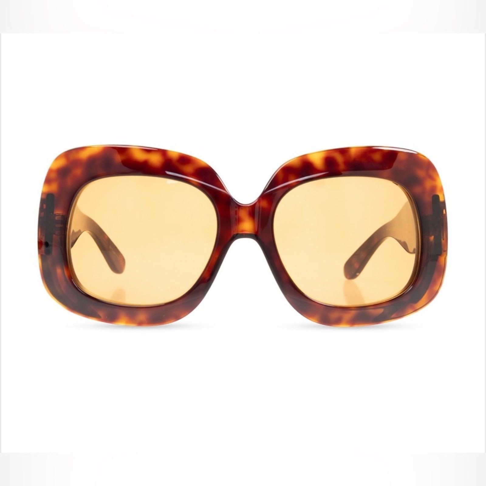 Valentino New! Valentino VLS 180C Tortoise Shell Oversized Sunglasses Size ONE SIZE - 8 Thumbnail
