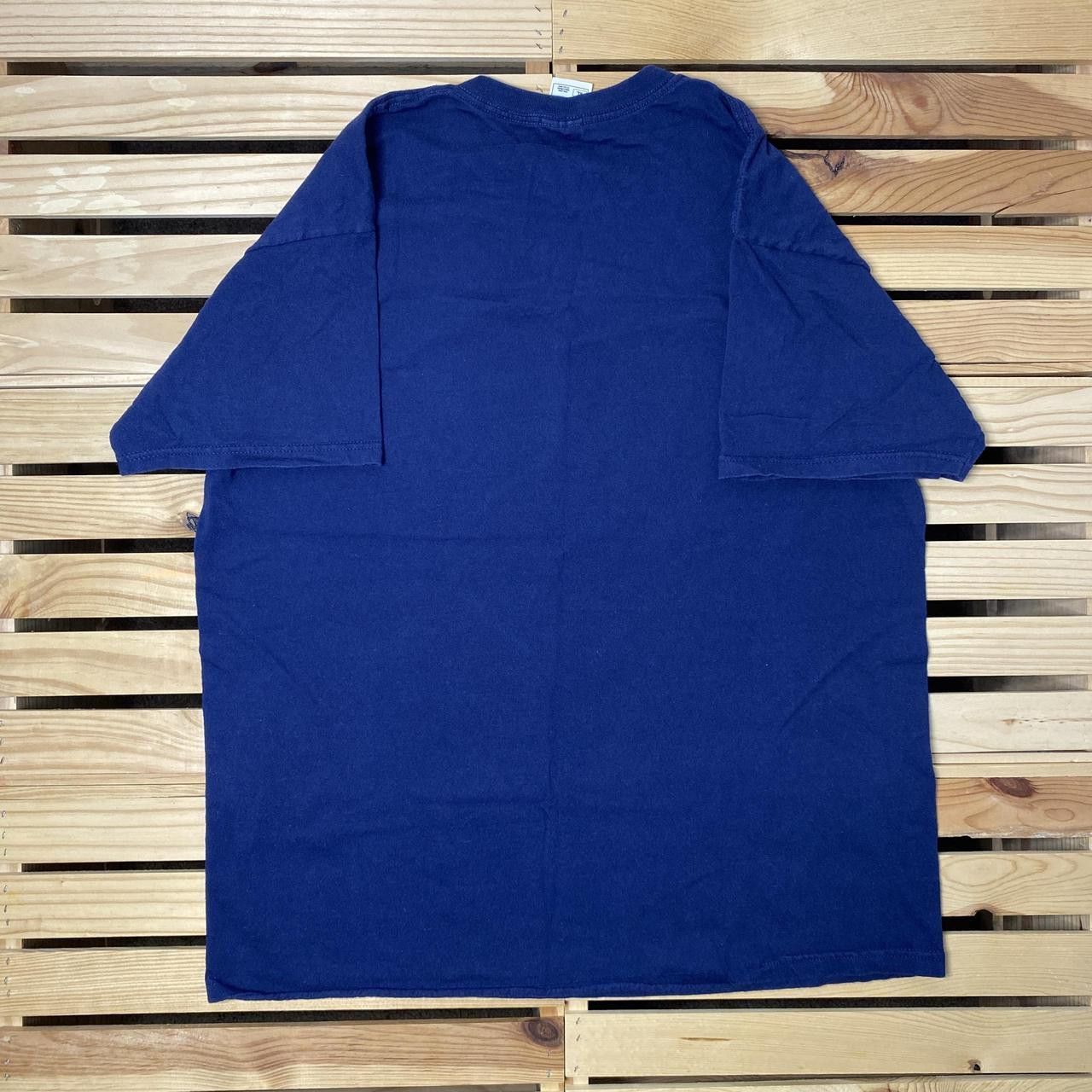 Fruit Of The Loom Vintage Navy Blue Basketball Jesus Tee Size XL Size US XL / EU 56 / 4 - 2 Thumbnail