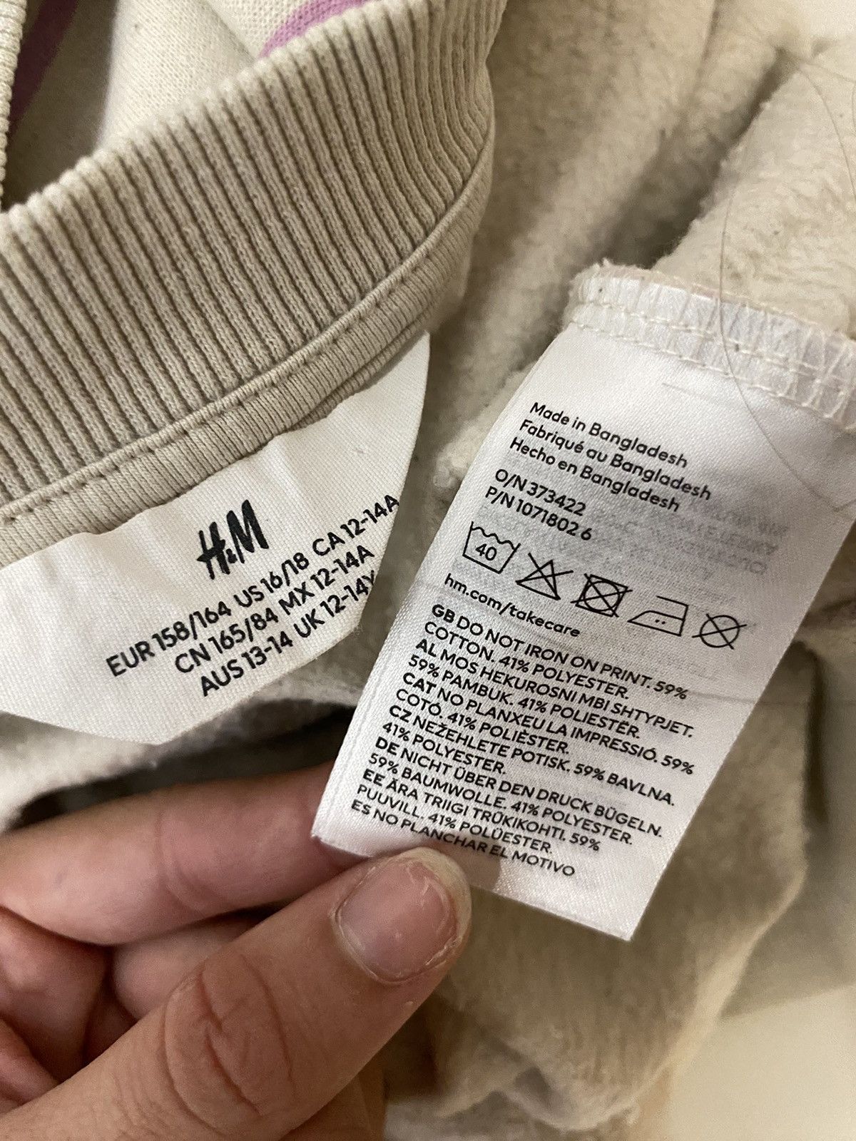 H&M Purple heart sweater Size S / US 4 / IT 40 - 5 Thumbnail