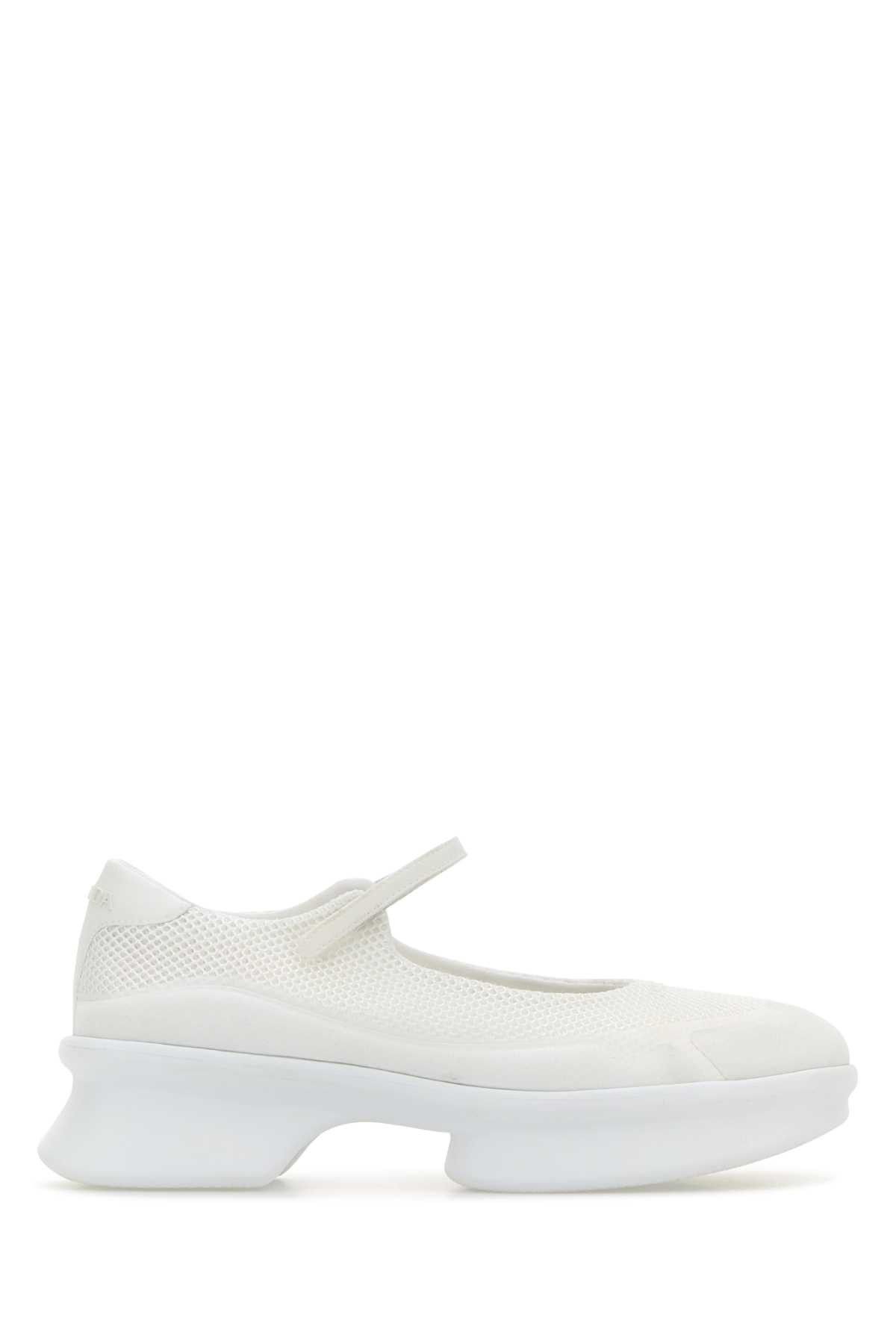 Prada White Mesh Ballerinas Size US 9 / IT 39 - 1 Thumbnail