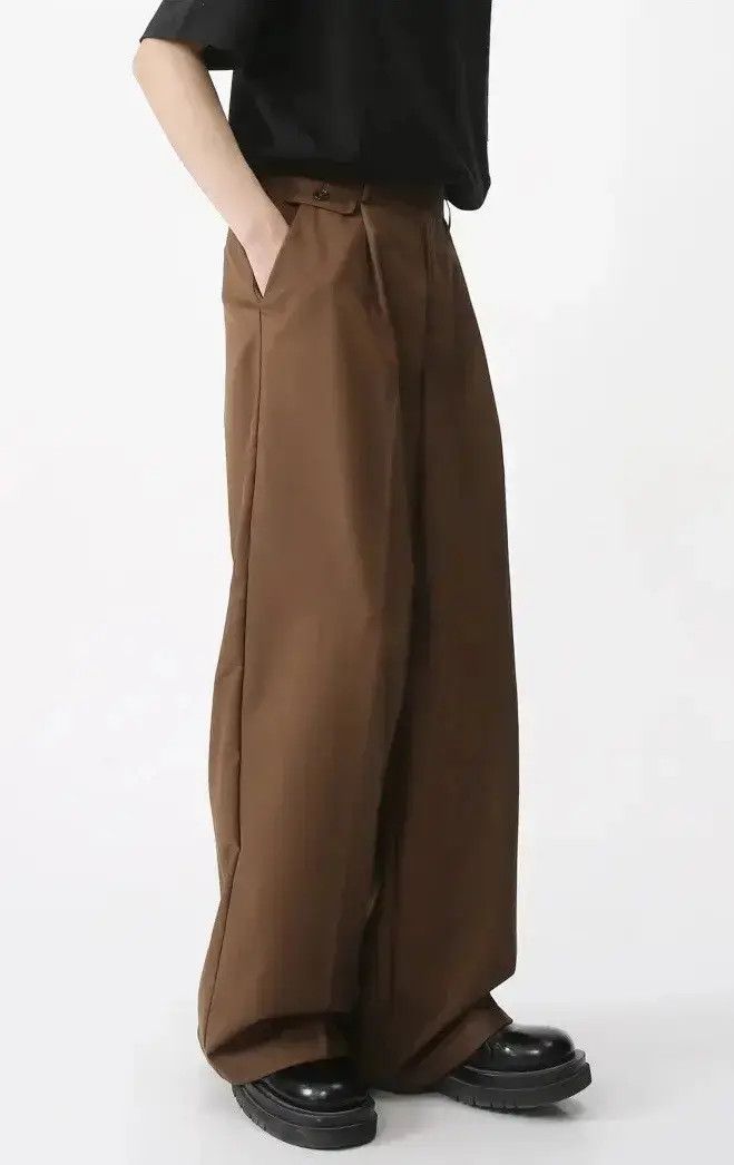 Japanese Brand Casual Loose Solid Pants Trousers Size US 32 / EU 48 - 2 Thumbnail