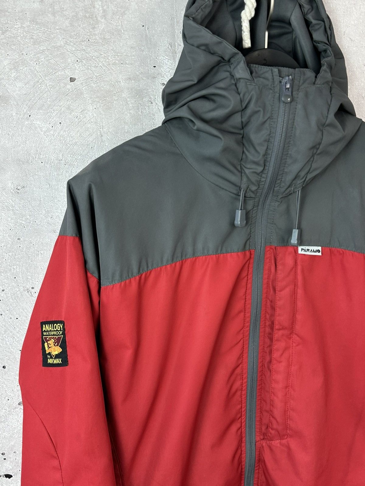 Other Paramo Analogy Waterproof by Nikmax Red-Grey Hooded Jacket Size US XL / EU 56 / 4 - 3 Thumbnail