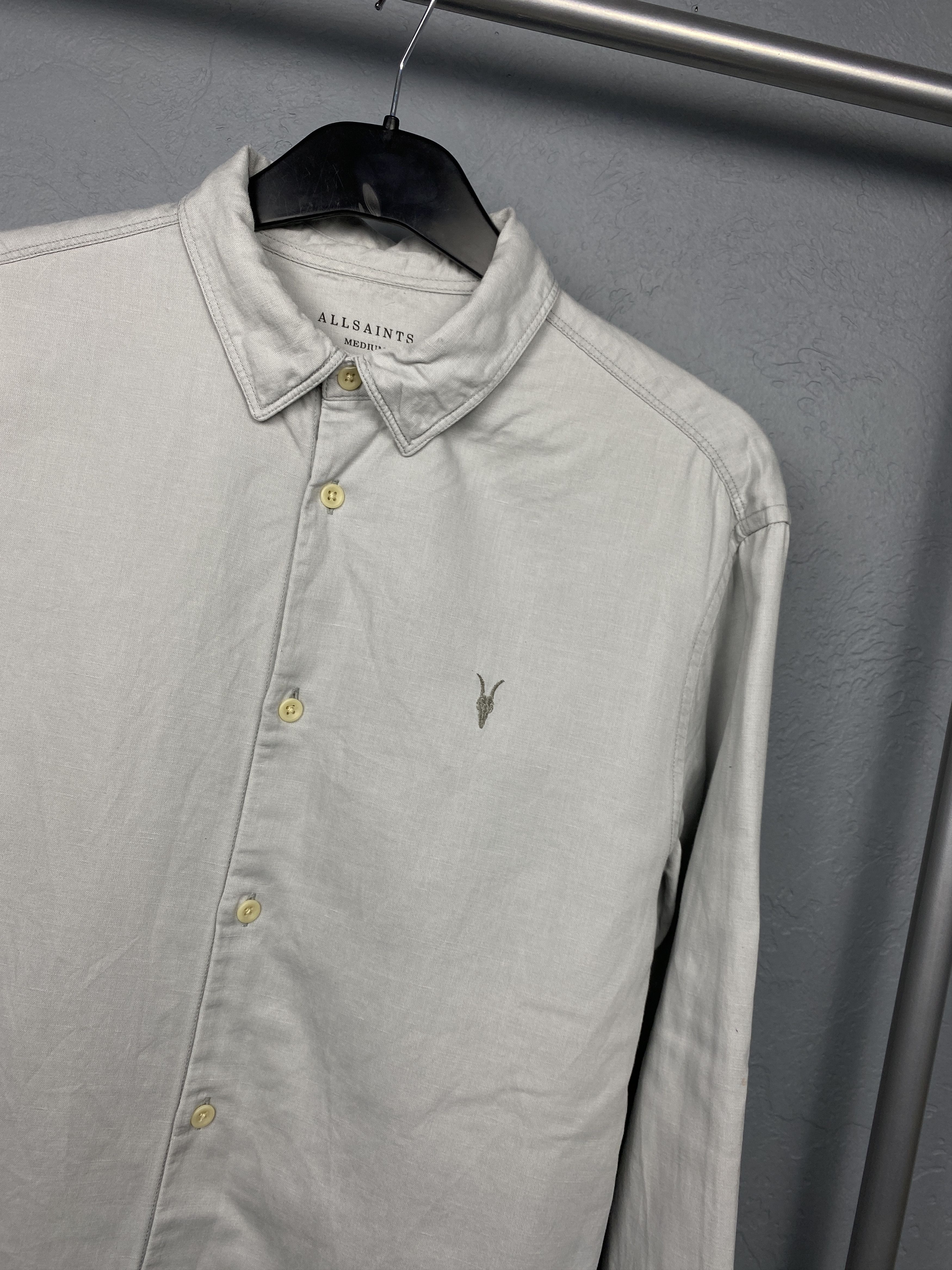 Allsaints Allsaints Vintage Mens Hermosa Long Sleeve Shirt Size US M / EU 48-50 / 2 - 2 Thumbnail
