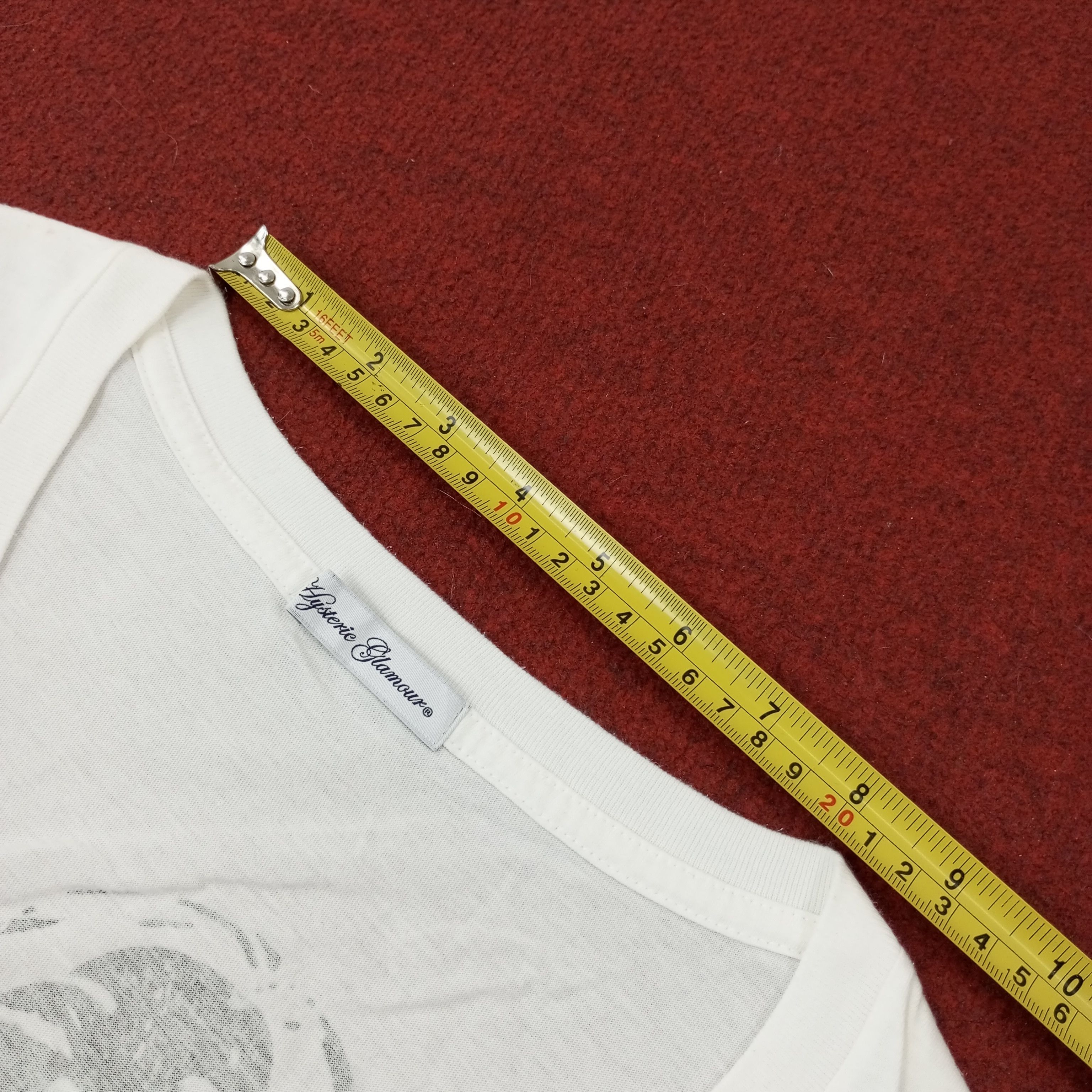 Hysteric Glamour × Japanese Brand × Vintage Hysteric Glamour Japanese Brand Custom Tshirt C219N49 Size S / US 4 / IT 40 - 9 Thumbnail