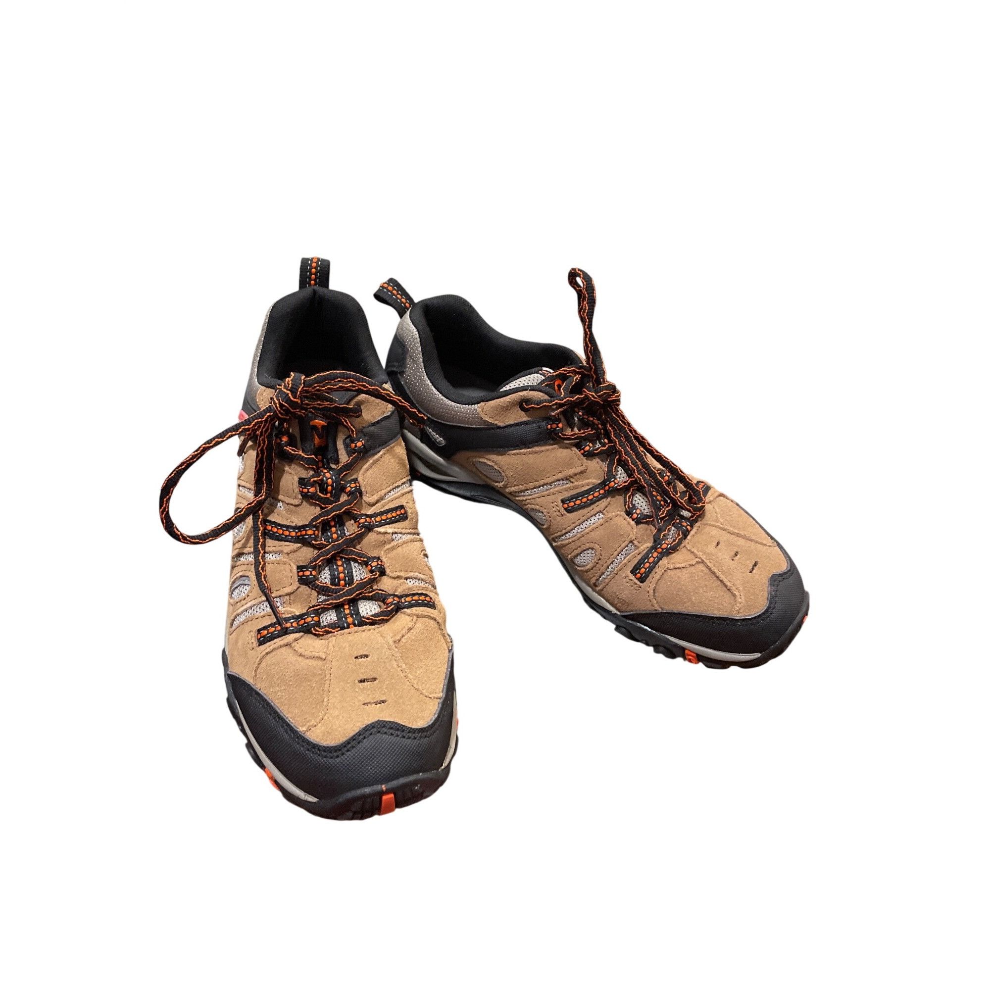 Merrell Merrell Mens brown leather suede walking hiking sneakers sz Size US 8.5 / EU 41-42 - 17 Thumbnail