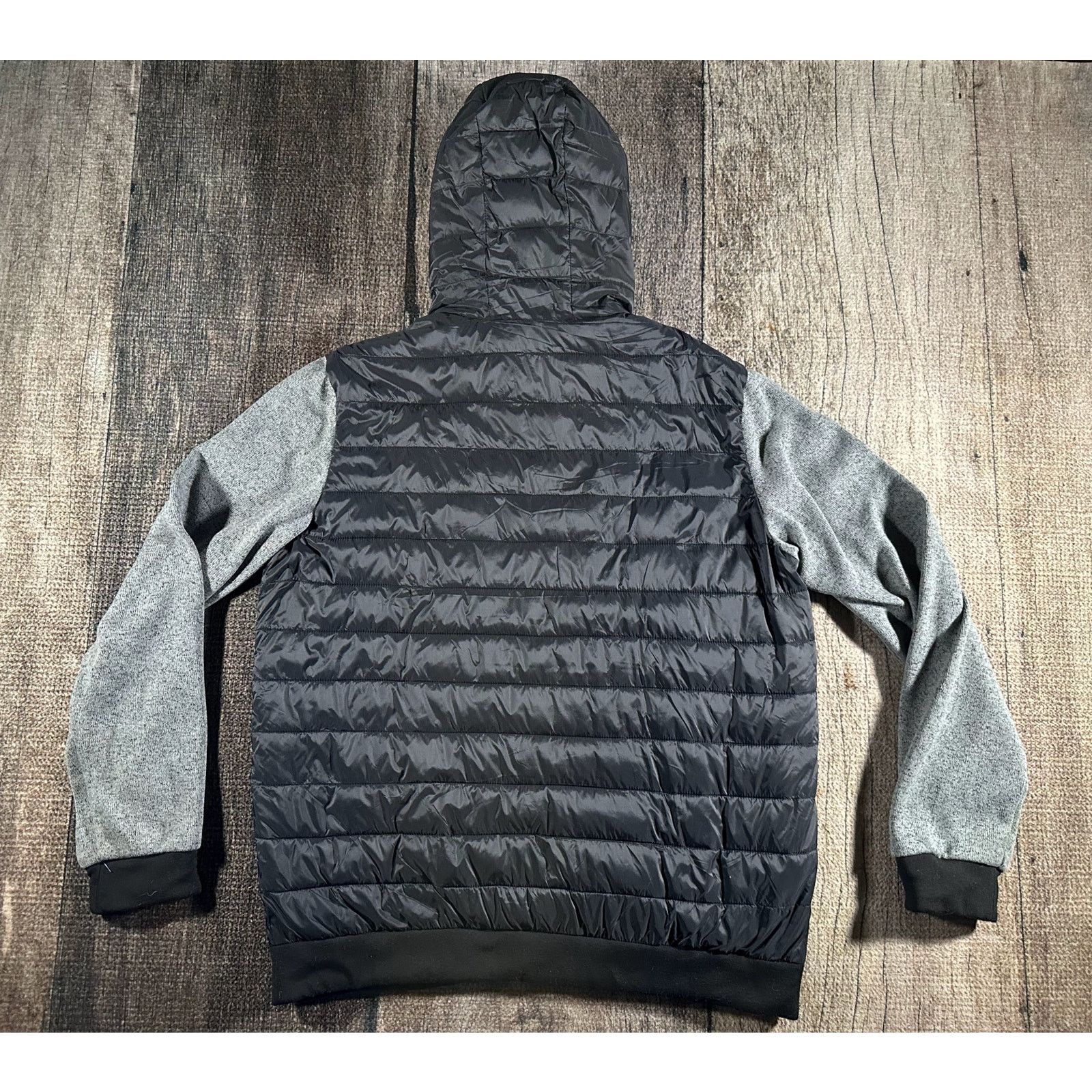 Roper Roper Mens Down Puffer Hooded Jacket Coat Mens Large Black Size US L / EU 52-54 / 3 - 7 Thumbnail