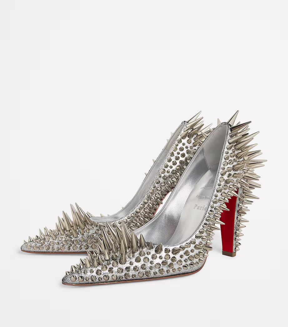 Christian Louboutin o1s1wg110226 Heels in Silver Size US 10 / IT 40 - 1 Thumbnail