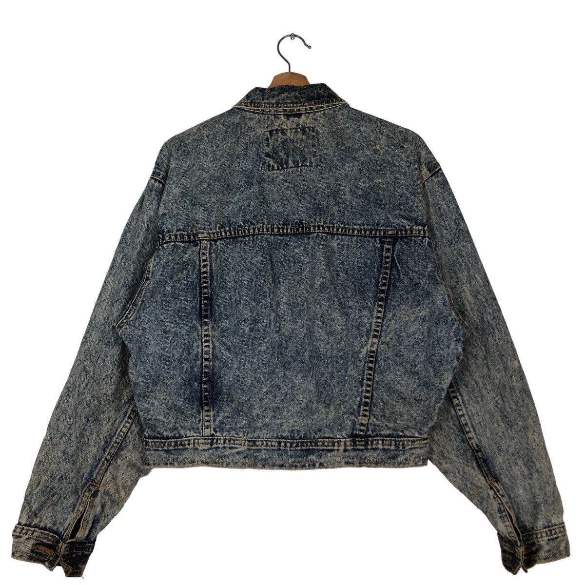 Japanese Brand 🔥90’s Vintage Cropped Denim Jacket Biker Easy Rise Japan Size US M / EU 48-50 / 2 - 8 Thumbnail
