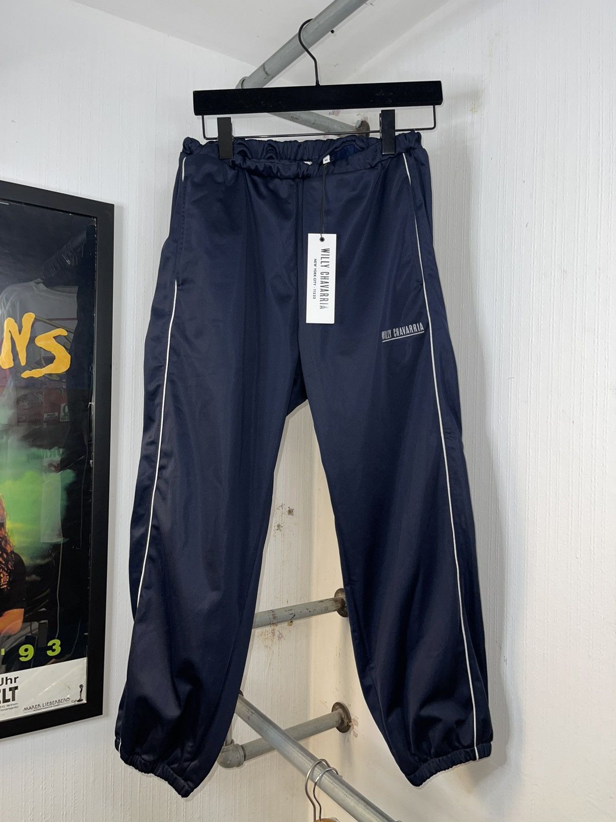 WILLY CHAVARRIA BUFFALO TRACK PANTS DARK BLUE