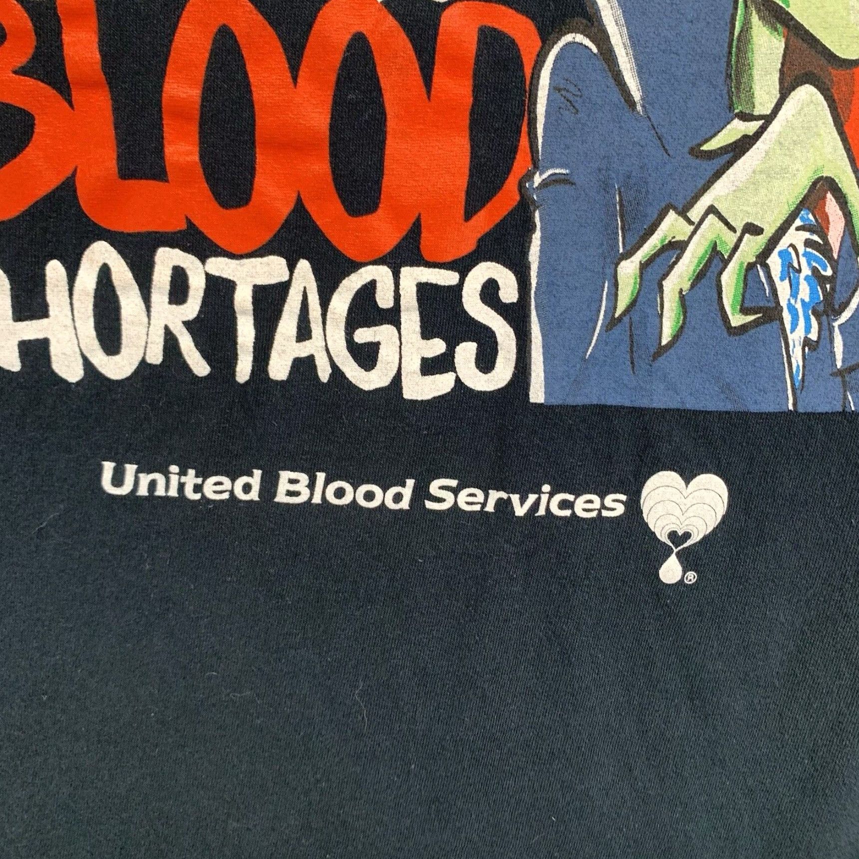 Vintage VAMPIRE Graphic T-Shirt Mens Size Small Black Dracula 90s Gothic Halloween Size US S / EU 44-46 / 1 - 7 Thumbnail
