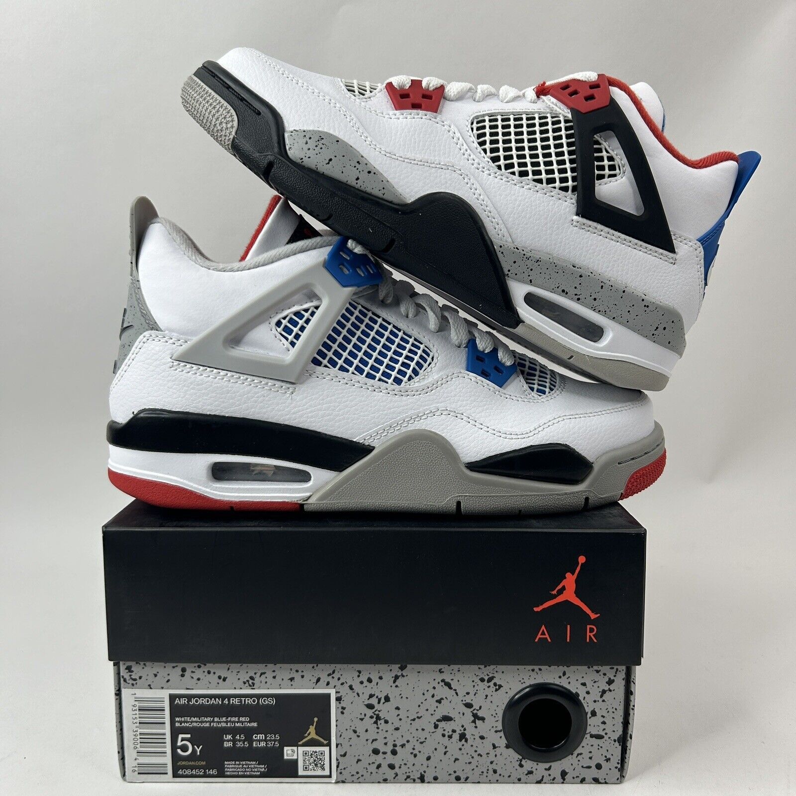 Nike Nike Air Jordan 4 Retro SE GS "What The" 2024 Size US 6.5 / IT 36.5 - 1 Thumbnail