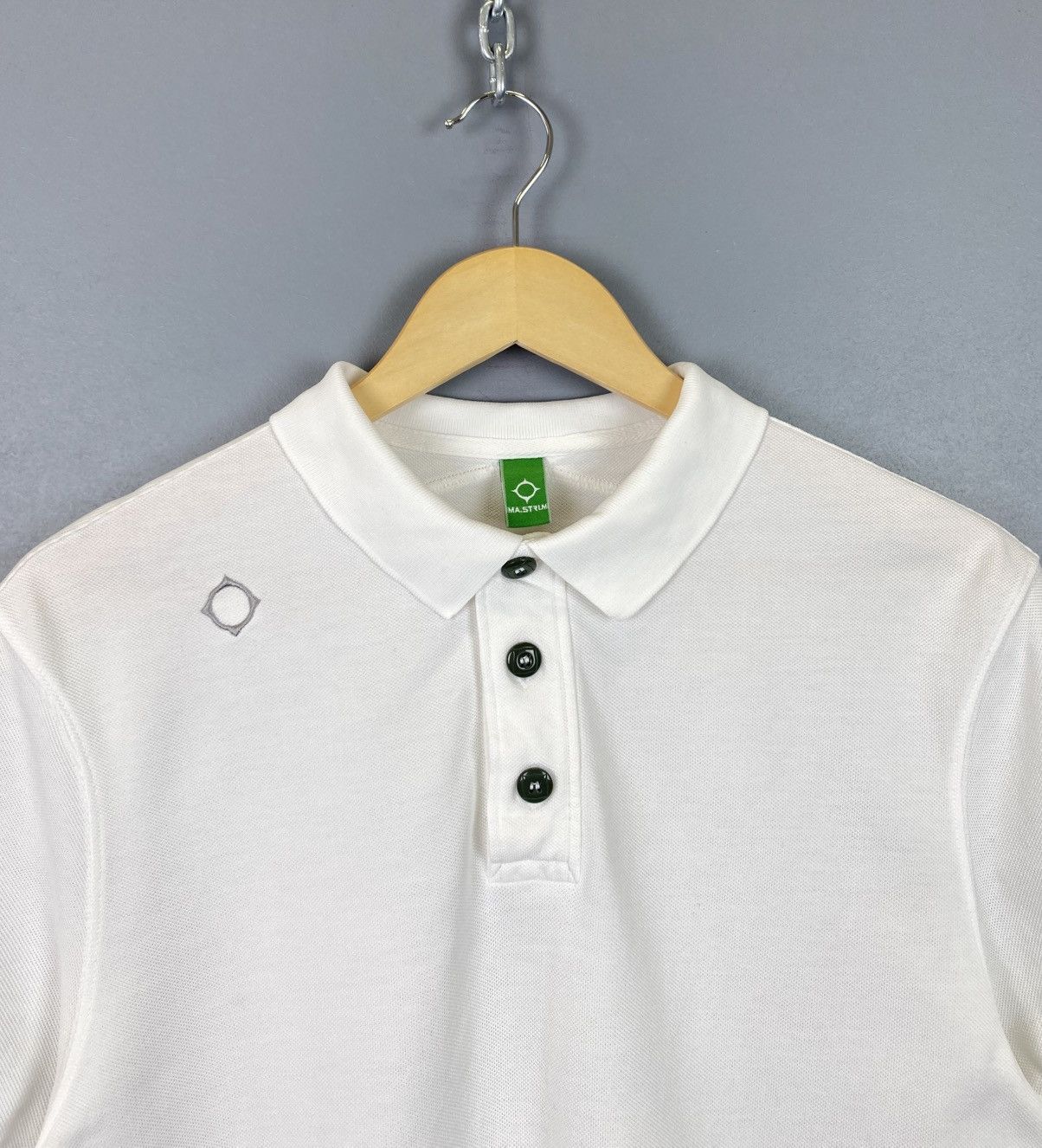 MA.STRUM Ma.Strum Polo Buttons Shirt Men’s Casuals Designer White Top Size US M / EU 48-50 / 2 - 2 Thumbnail