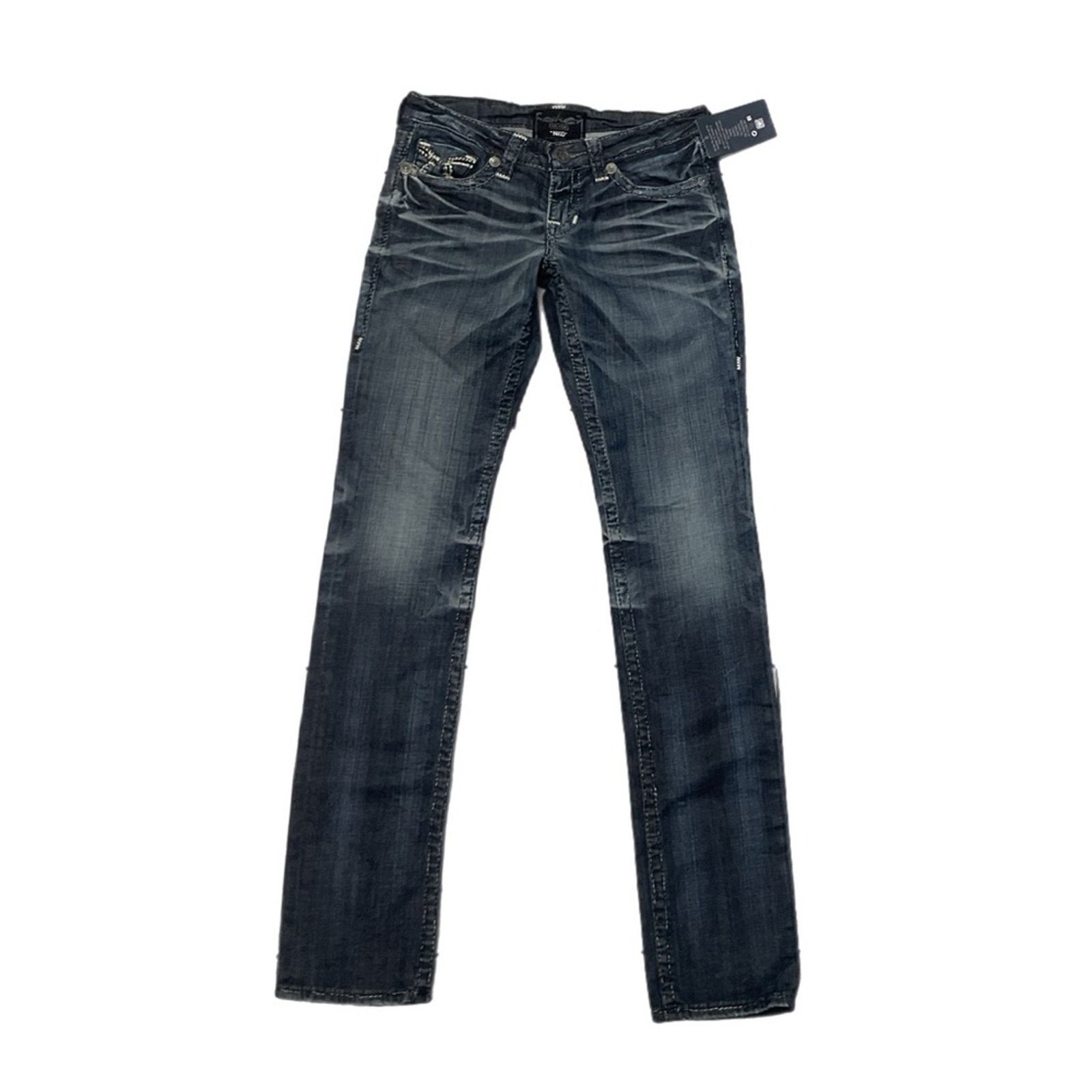 Big Star Big Star Nico Women’s Jeans Dark Blue Size 30" / US 8 / IT 44 - 1 Thumbnail