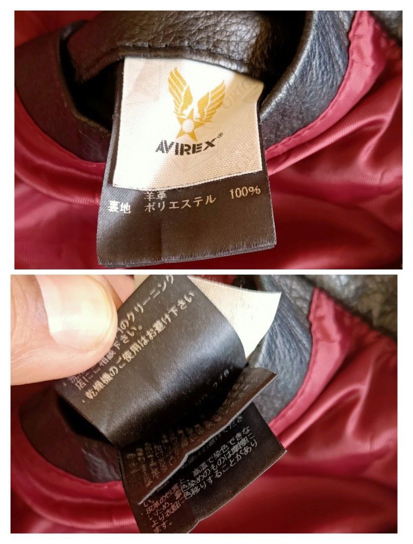 Genuine Leather Vintage Avirex Leather Track Jacket — Japan Market Exclusive Size US M / EU 48-50 / 2 - 10 Thumbnail