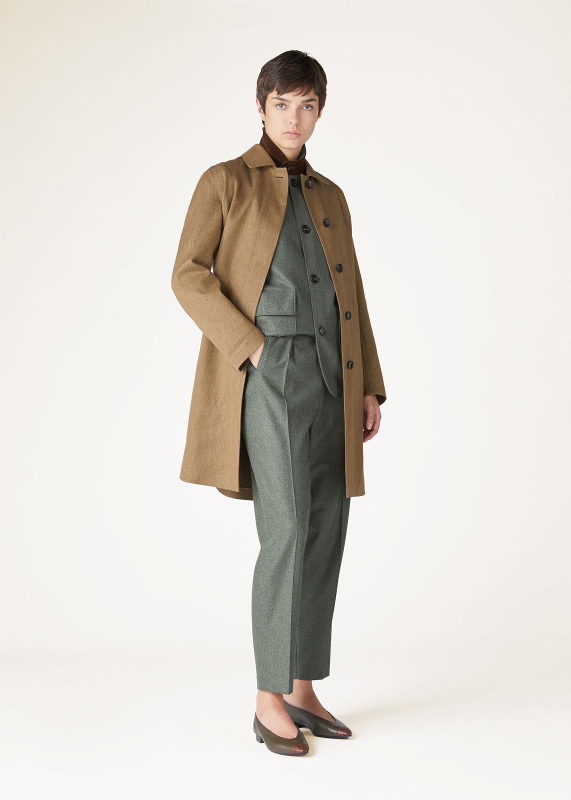 Loro Piana o1srvl11e0425 FAN7108 Alban Trouser in Green Size 26" / US 2 / IT 38 - 5 Thumbnail