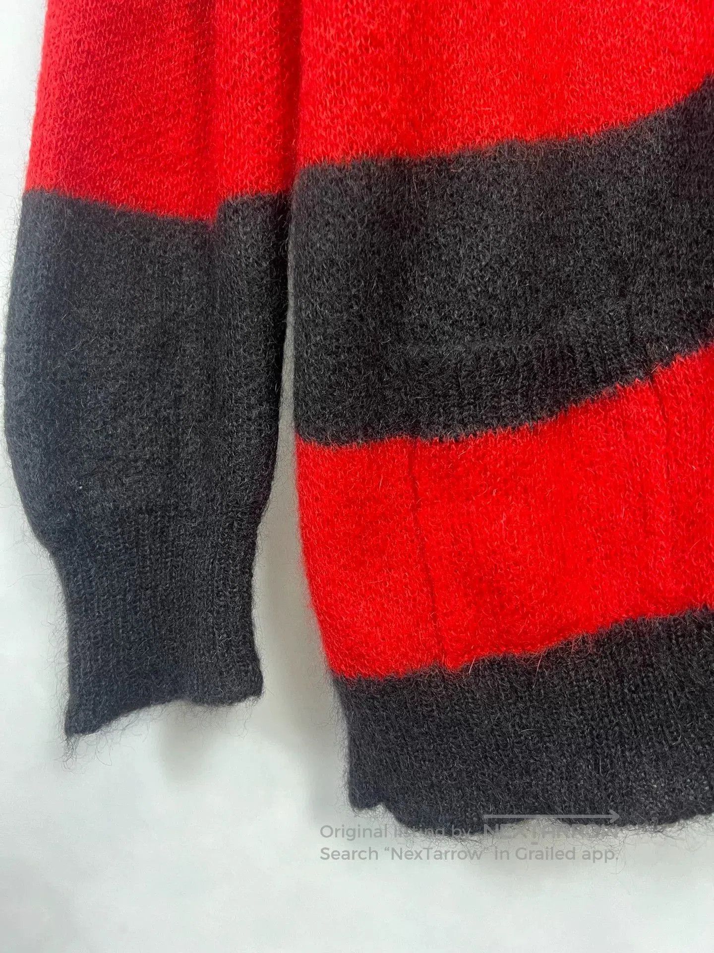 Saint Laurent Paris Saint Laurent Black Red Stripe Knit Cardigan. Size US S / EU 44-46 / 1 - 4 Thumbnail