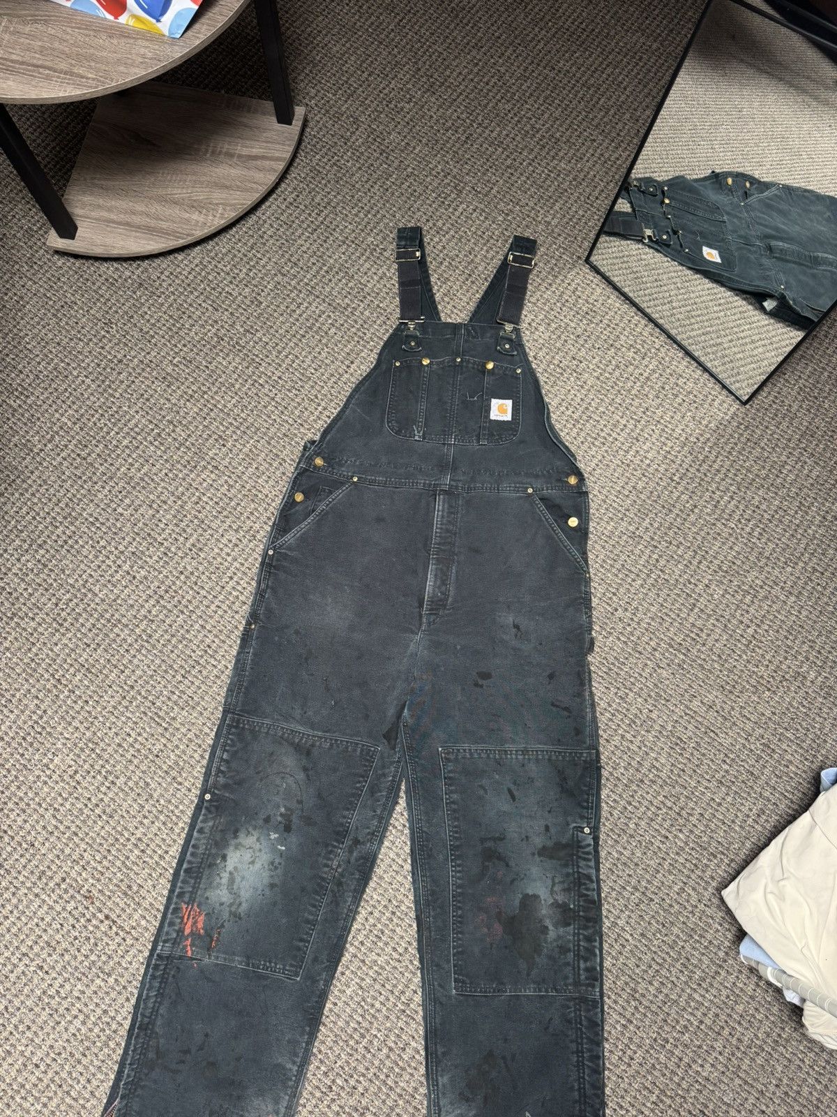 Carhartt Vintage Men’s Carhartt Work Black Double 90s Knee Size US 36 / EU 52 - 3 Thumbnail